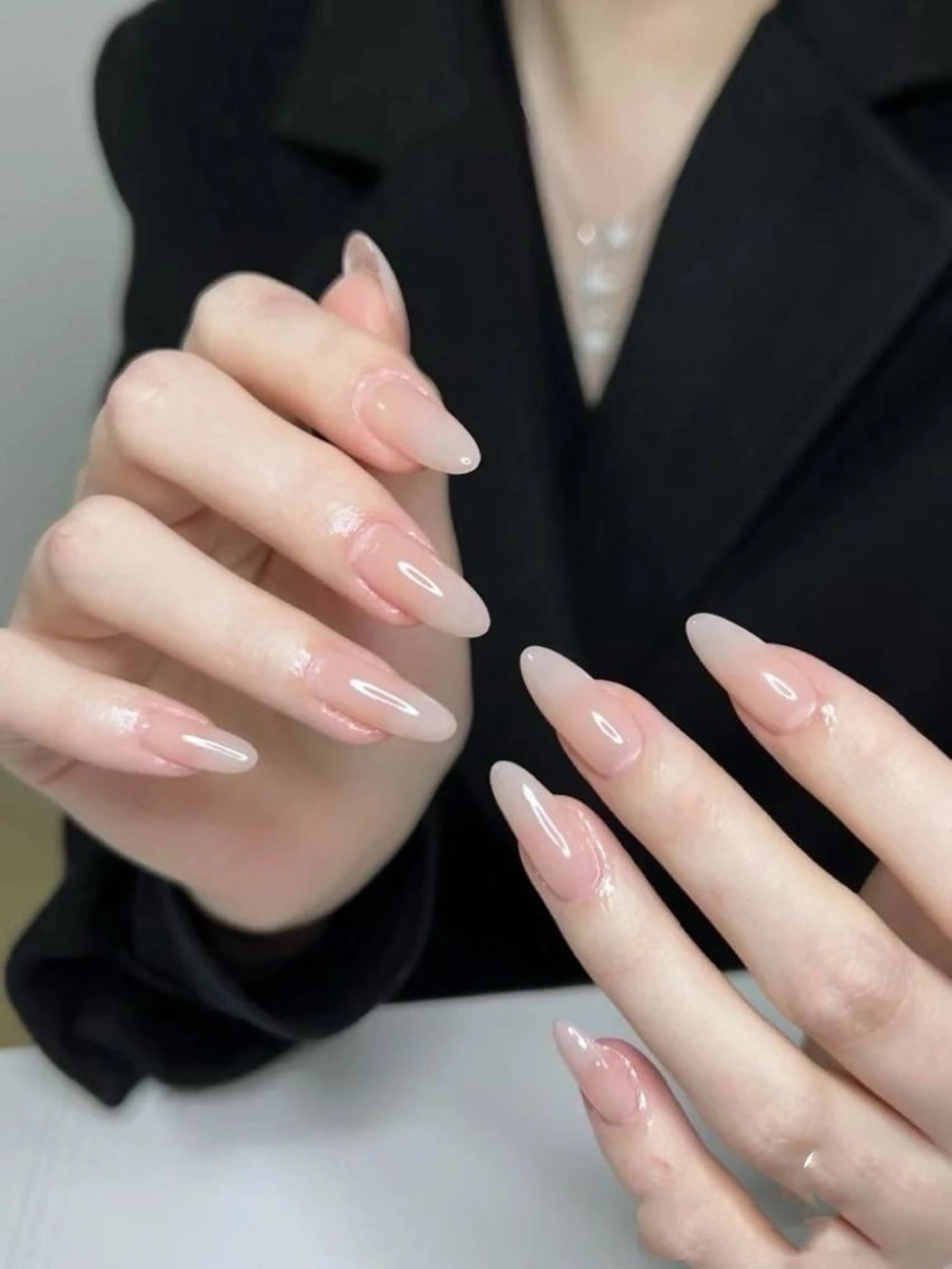 ネイル チークネイル フットネイル フレンチネイル グラデーション 韓国ネイル Ribbonnail salonのネイルデザイン