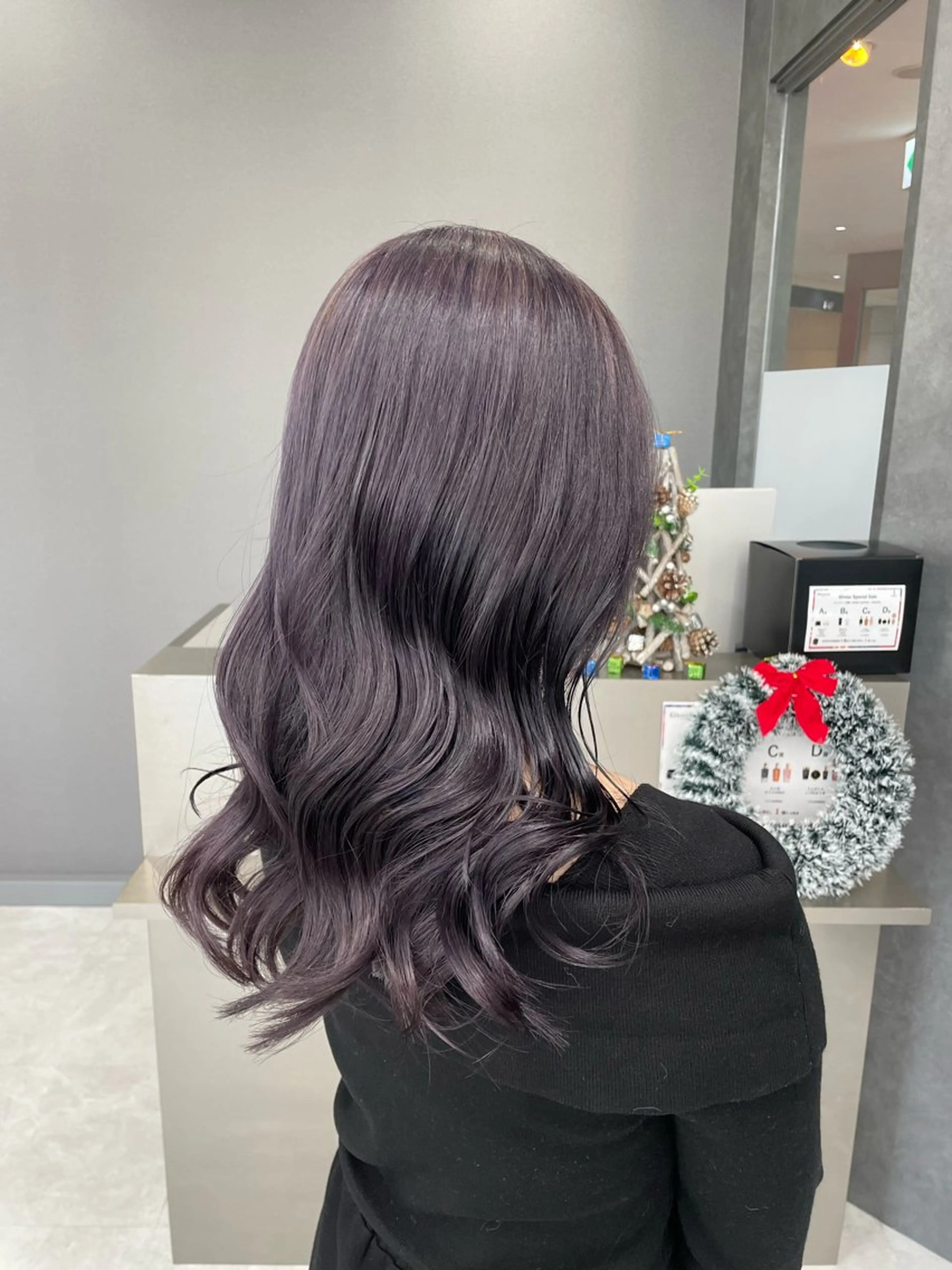 ロング カラー ヘアアレンジ メンズウルフ🐺♡ ブリーチ♡ヘアメ🎀のヘアスタイル