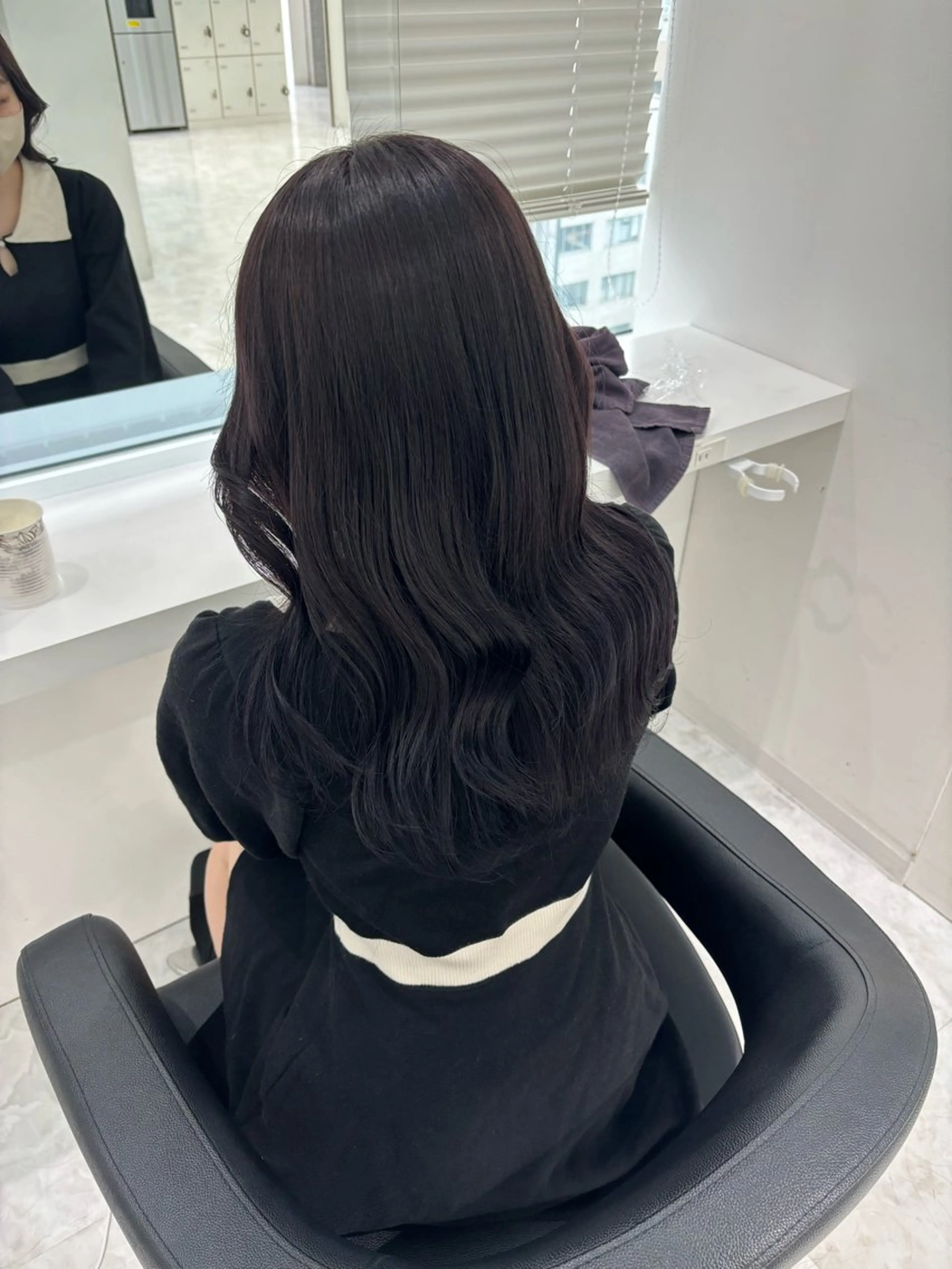 ロング ヘアカラー トリートメント ヘアセット 都内1優しい🤍透明 感カラー🤍サツキのヘアスタイル