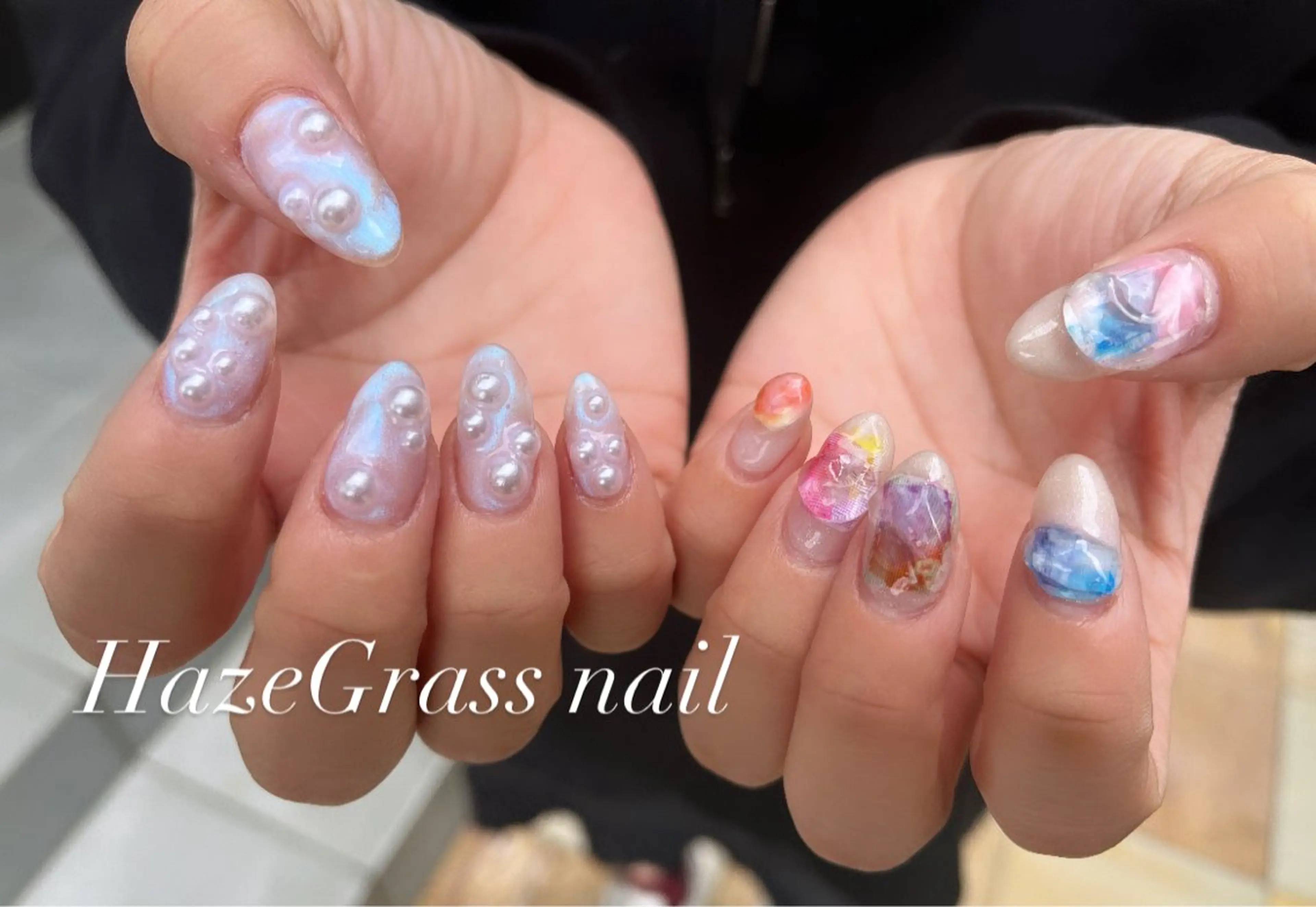 ネイル アートネイル ハンドネイル HazeGrass NAILのネイルデザイン