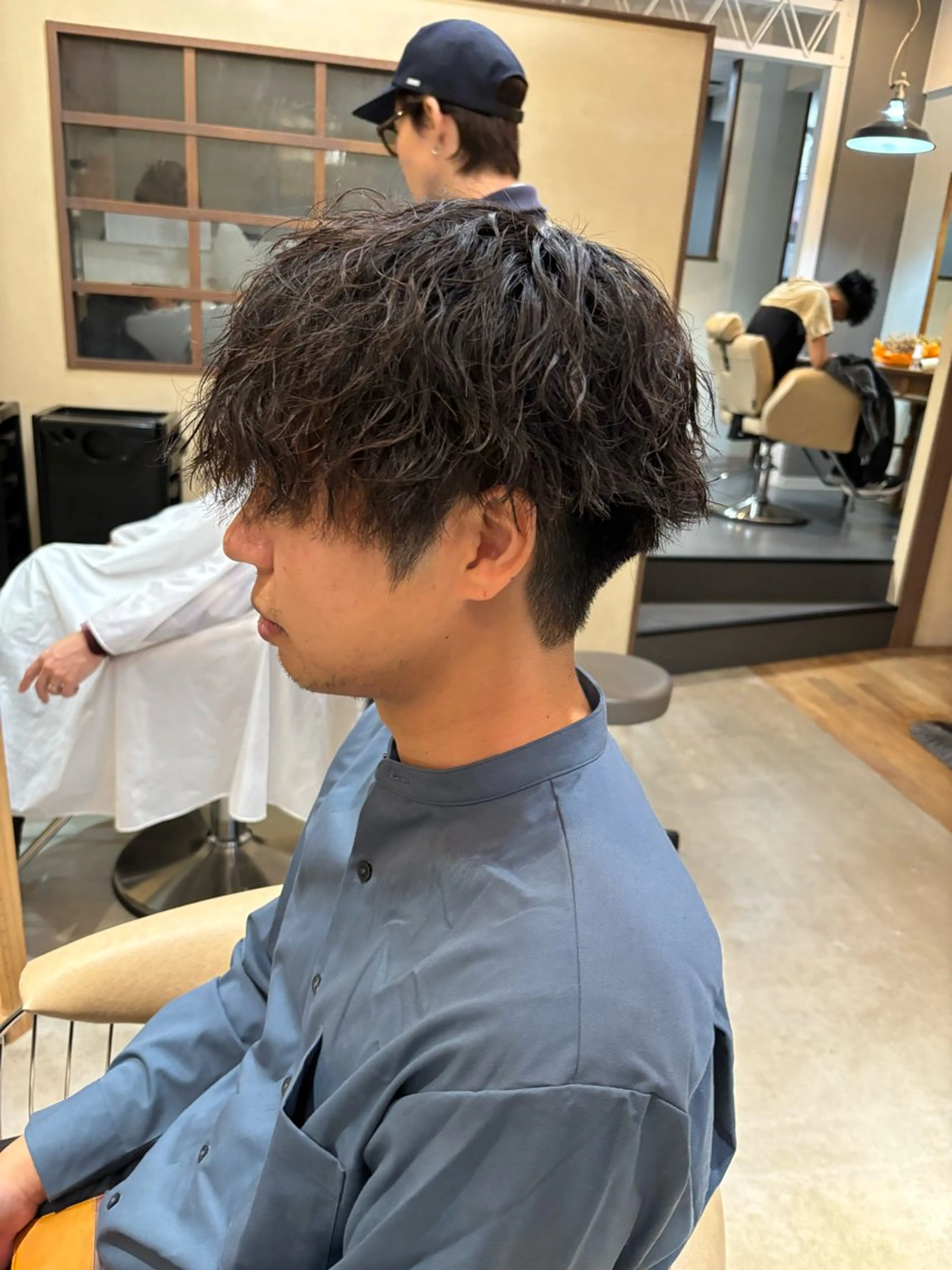 ショート メンズ カット パーマ トリートメント 鹿児島 TSUBASAのヘアスタイル