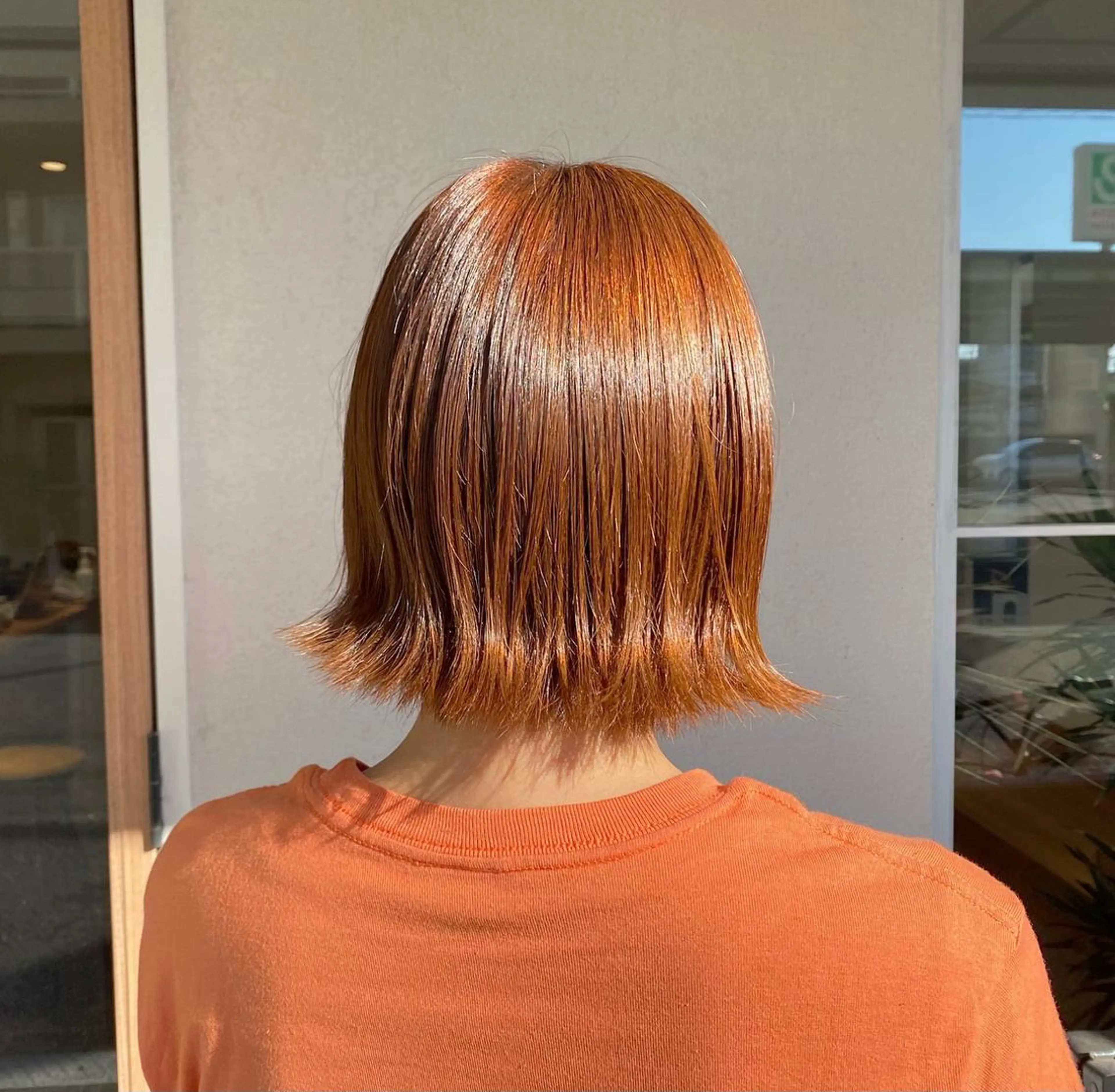 ショート ヘアカラー たなか もえなのヘアスタイル