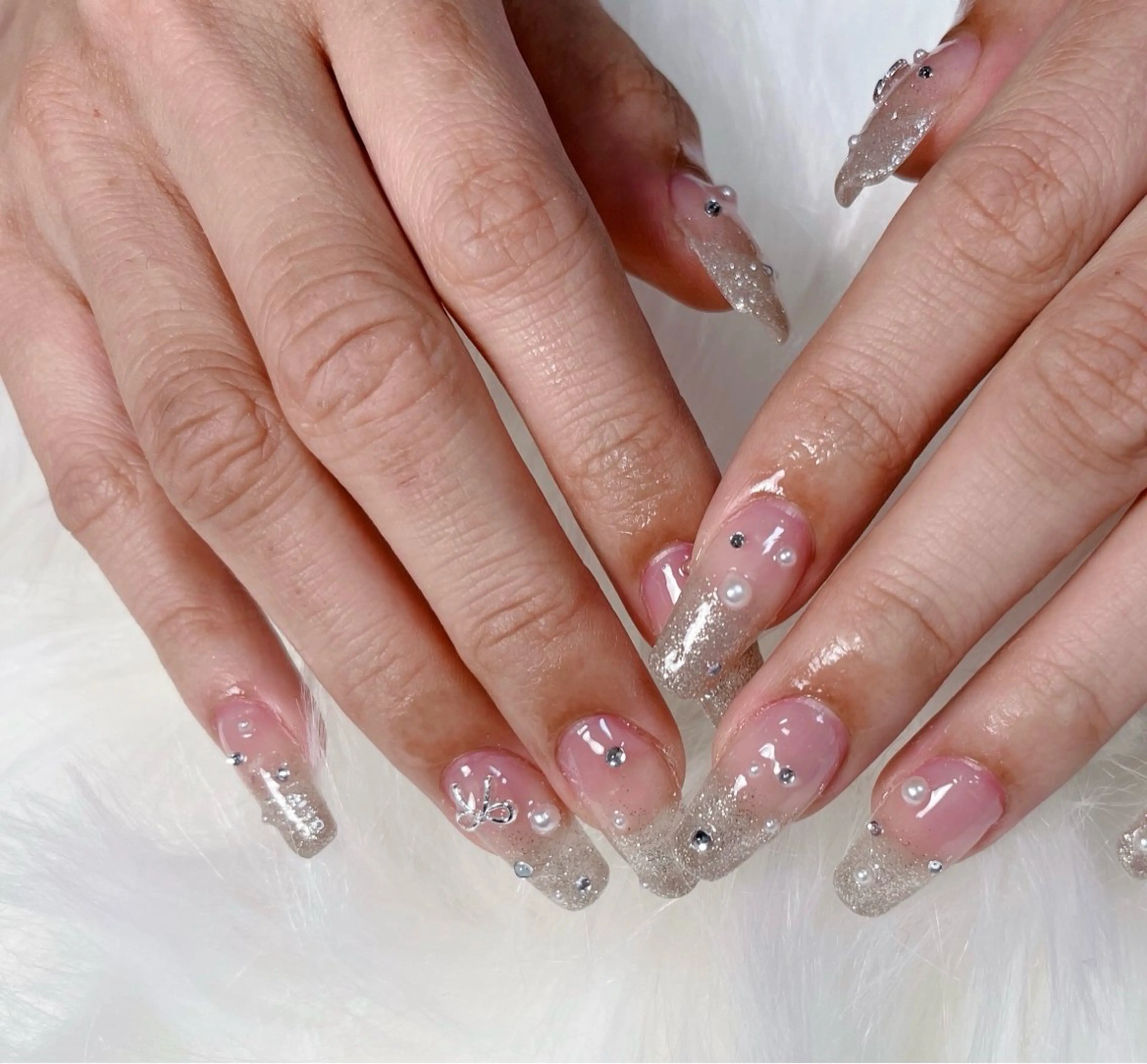 ネイル 長さ出し ジェルネイル 韓国ネイル ネイルチップ ハンドネイル nail salon lily所属・lily nailのネイルデザイン