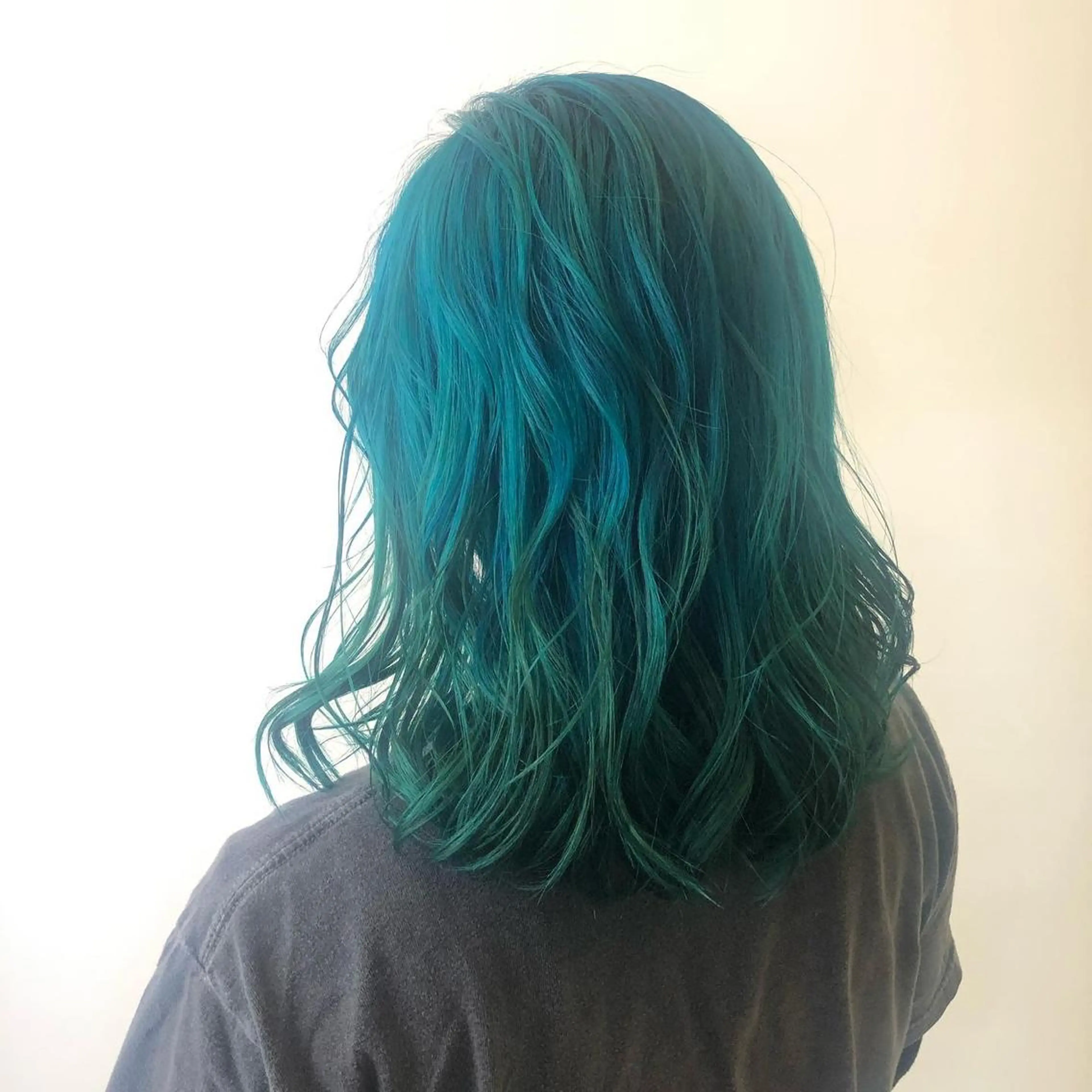 ミディアム カラー ブルーカラー トリートメント clana所属・プルエク/clana /marinaのヘアスタイル