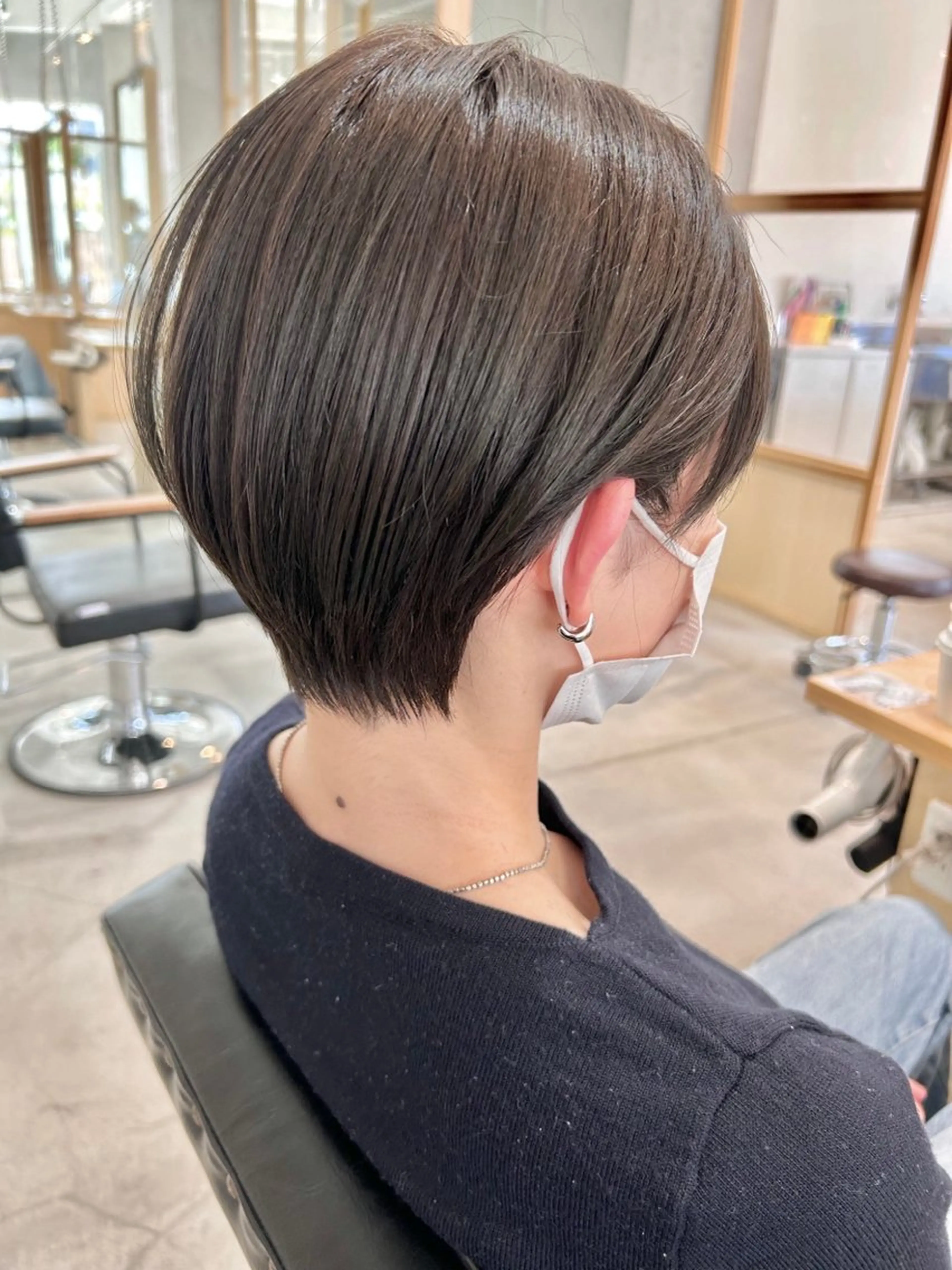 ショート FERIA fam 北千里 杉本 蓮のヘアスタイル