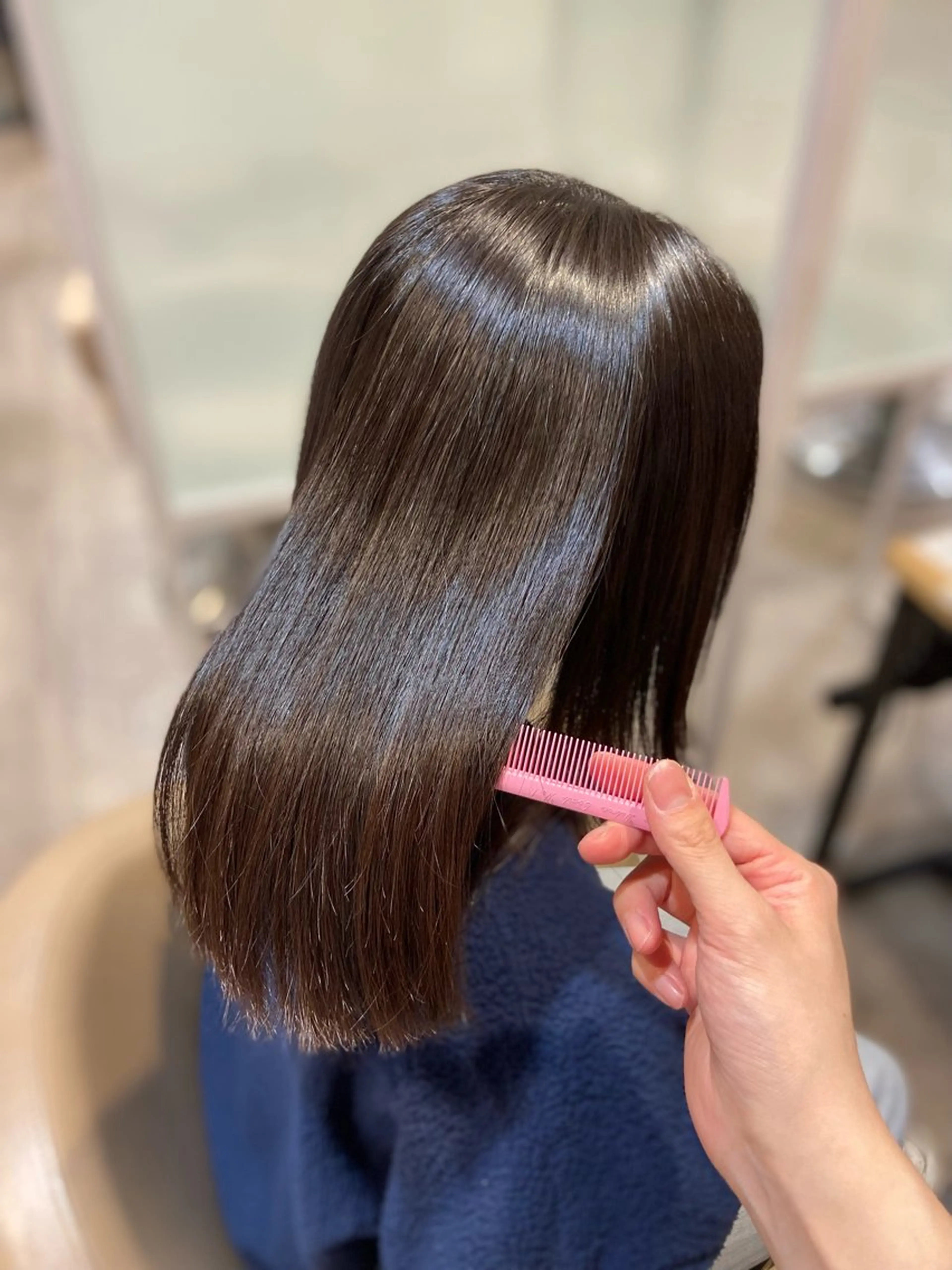 ミディアム 髪質改善✨/ 透明カラー🫧れいなのヘアスタイル