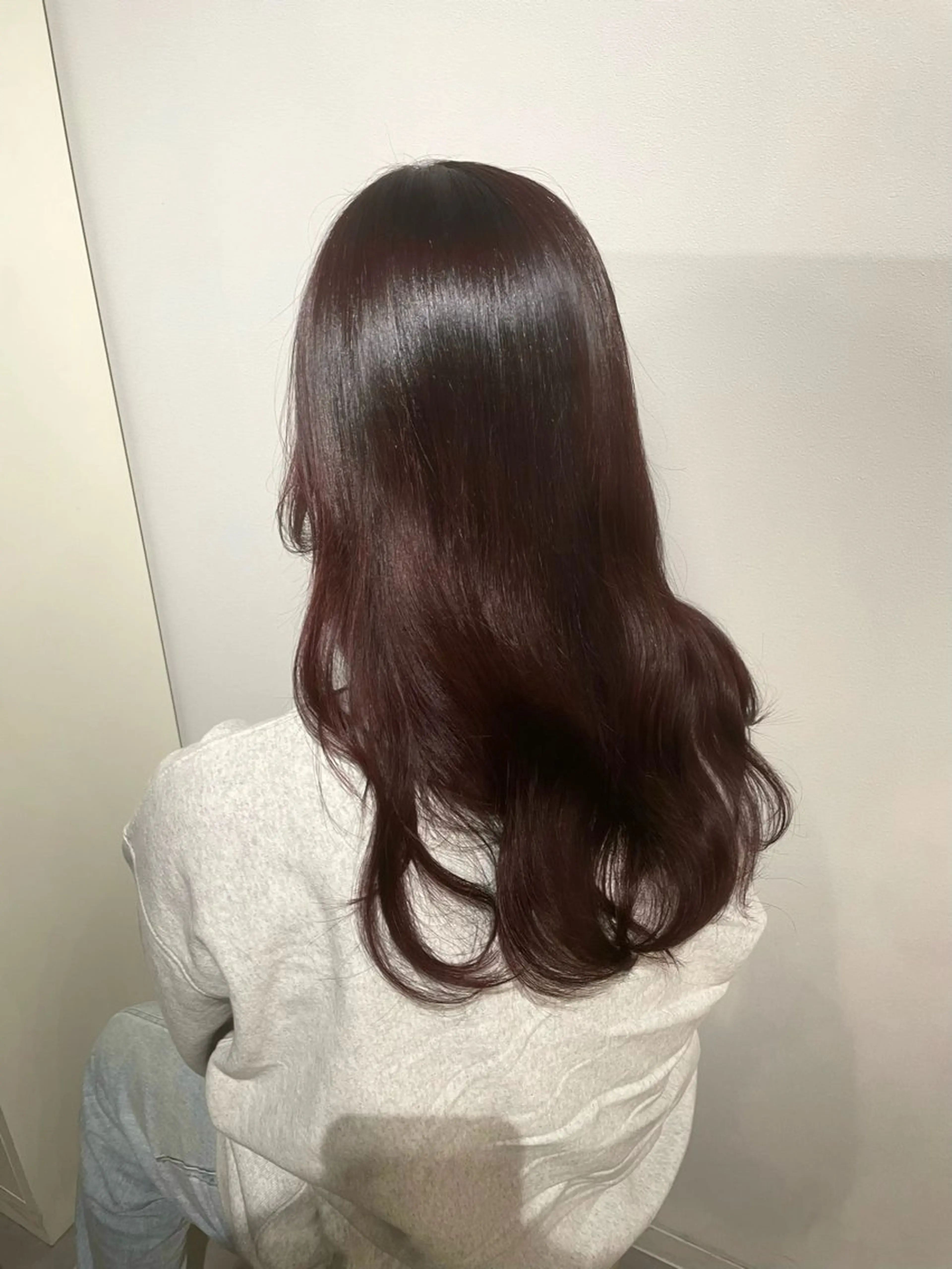 ロング 似合わせカット ヘアカラー 深澤 帆乃のヘアスタイル