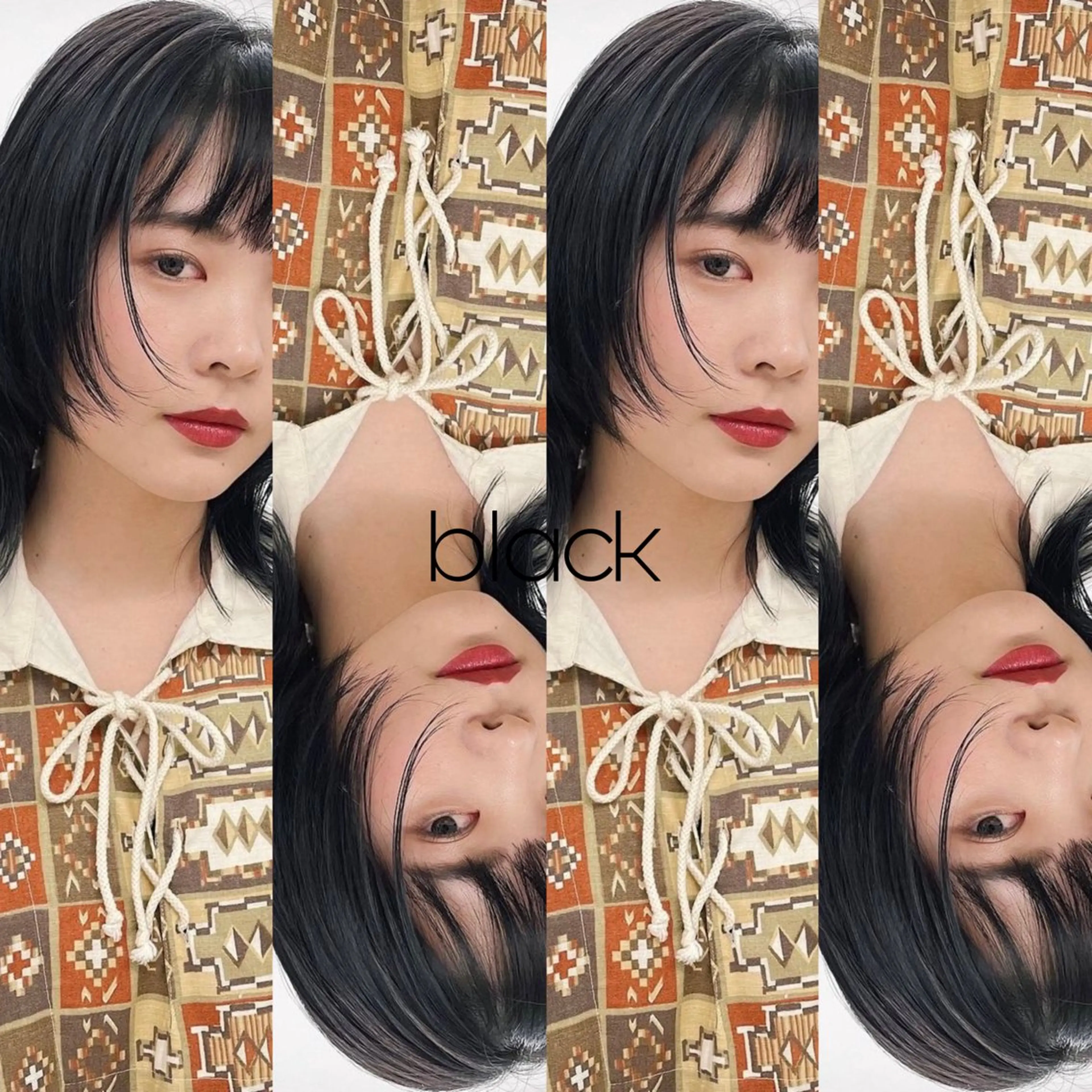 ミディアム カラー 楪 yuzuriha所属・Saaya/レイヤー /ブリーチ/ブロンドのヘアスタイル