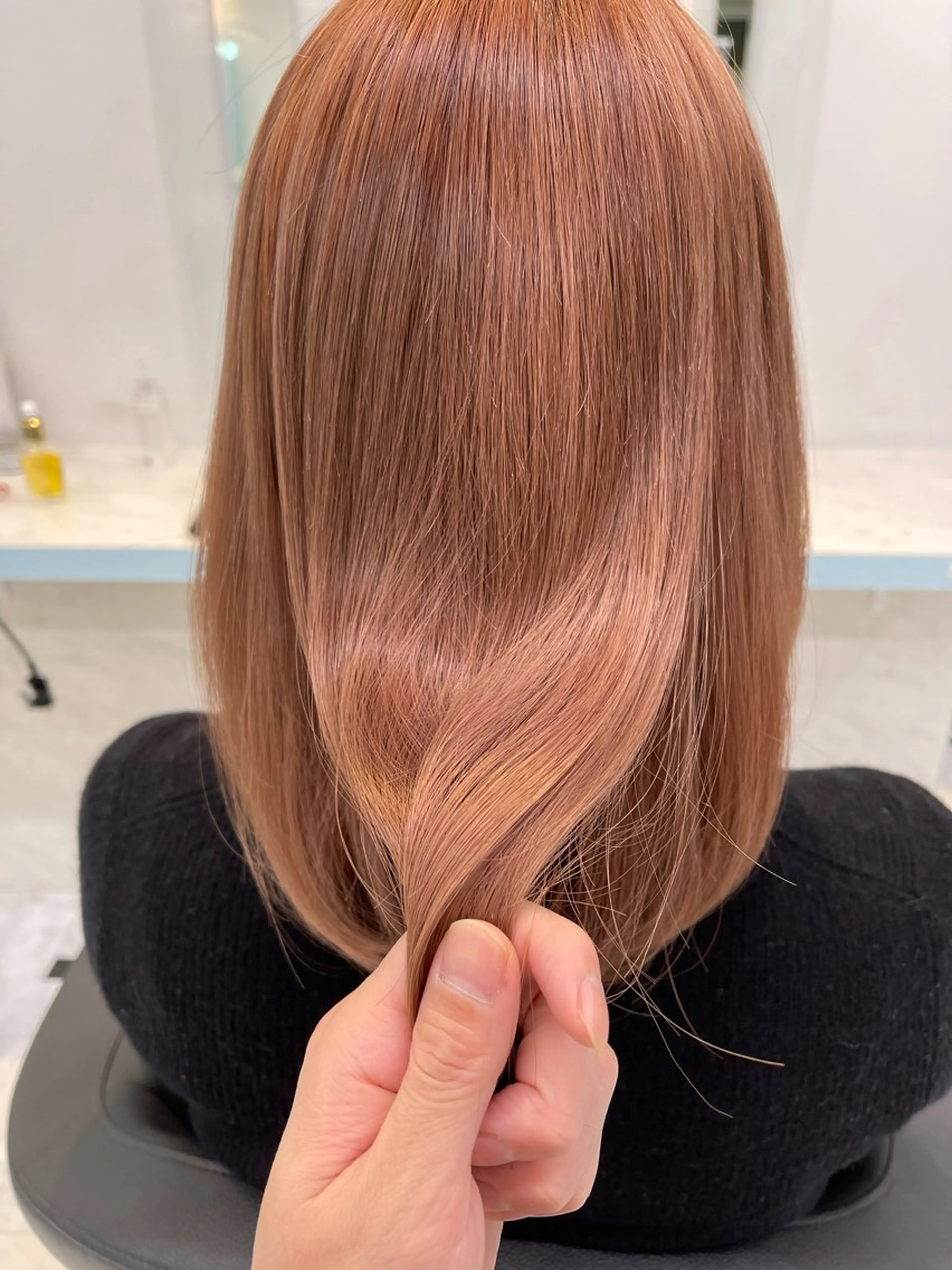 セミロング カット 縮毛矯正 うる艶/レイヤー 🪞池袋LAND🪞のヘアスタイル