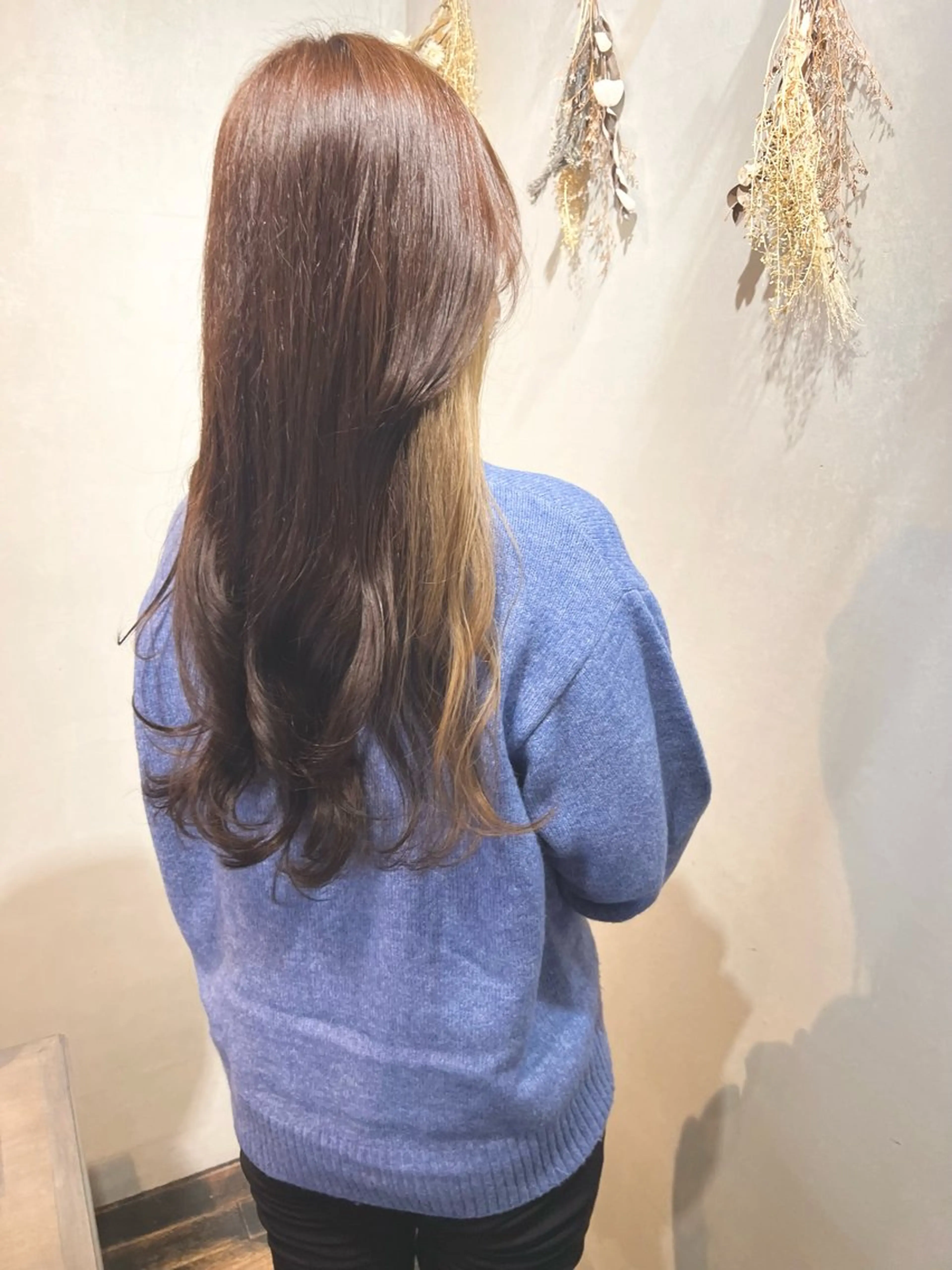 ロング カラー ヘアカラー Aya/四条烏丸/ インナーカラーのヘアスタイル