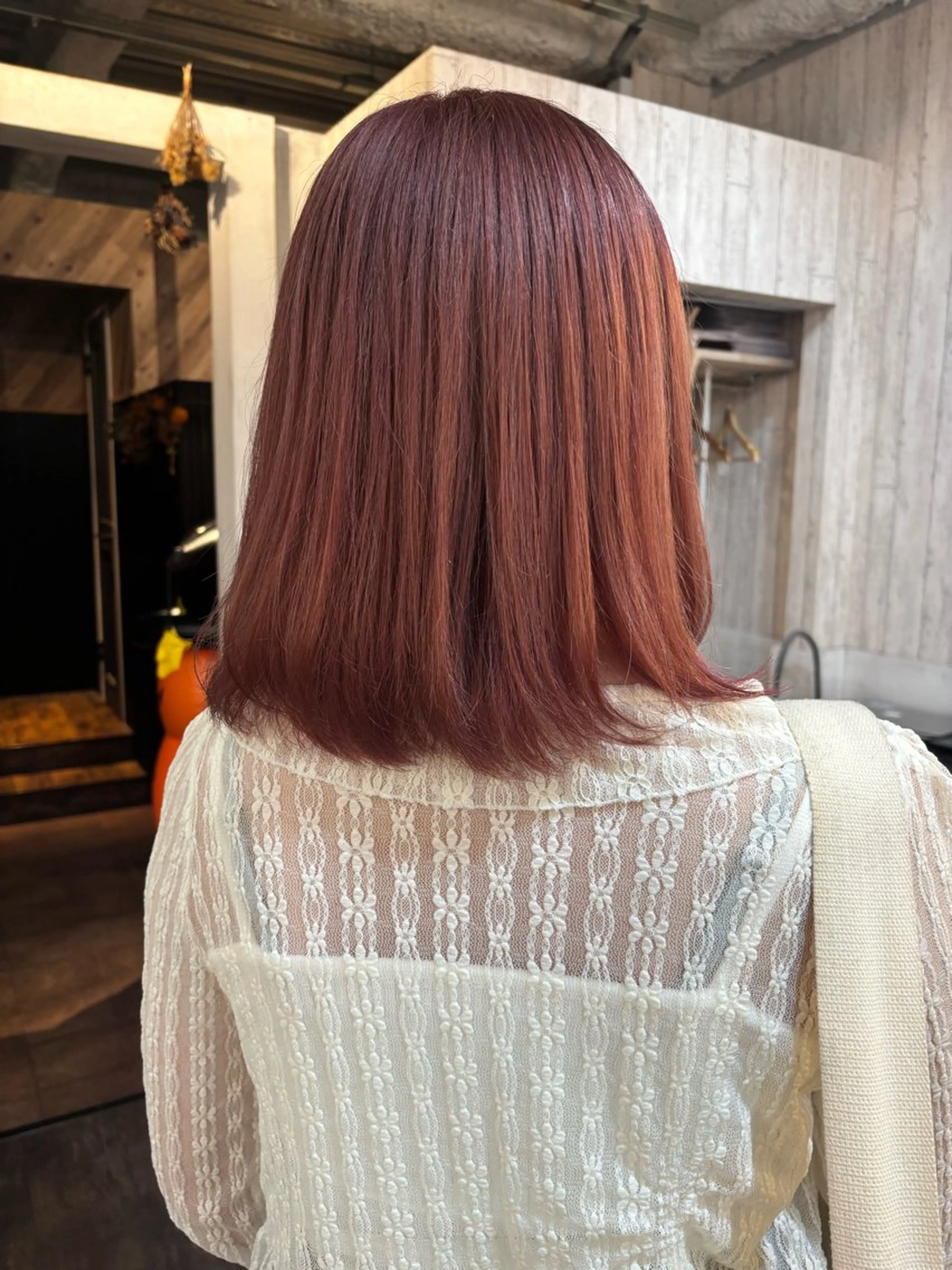 ミディアム ブリーチなし透明感 カラー✳︎ayaneのヘアスタイル