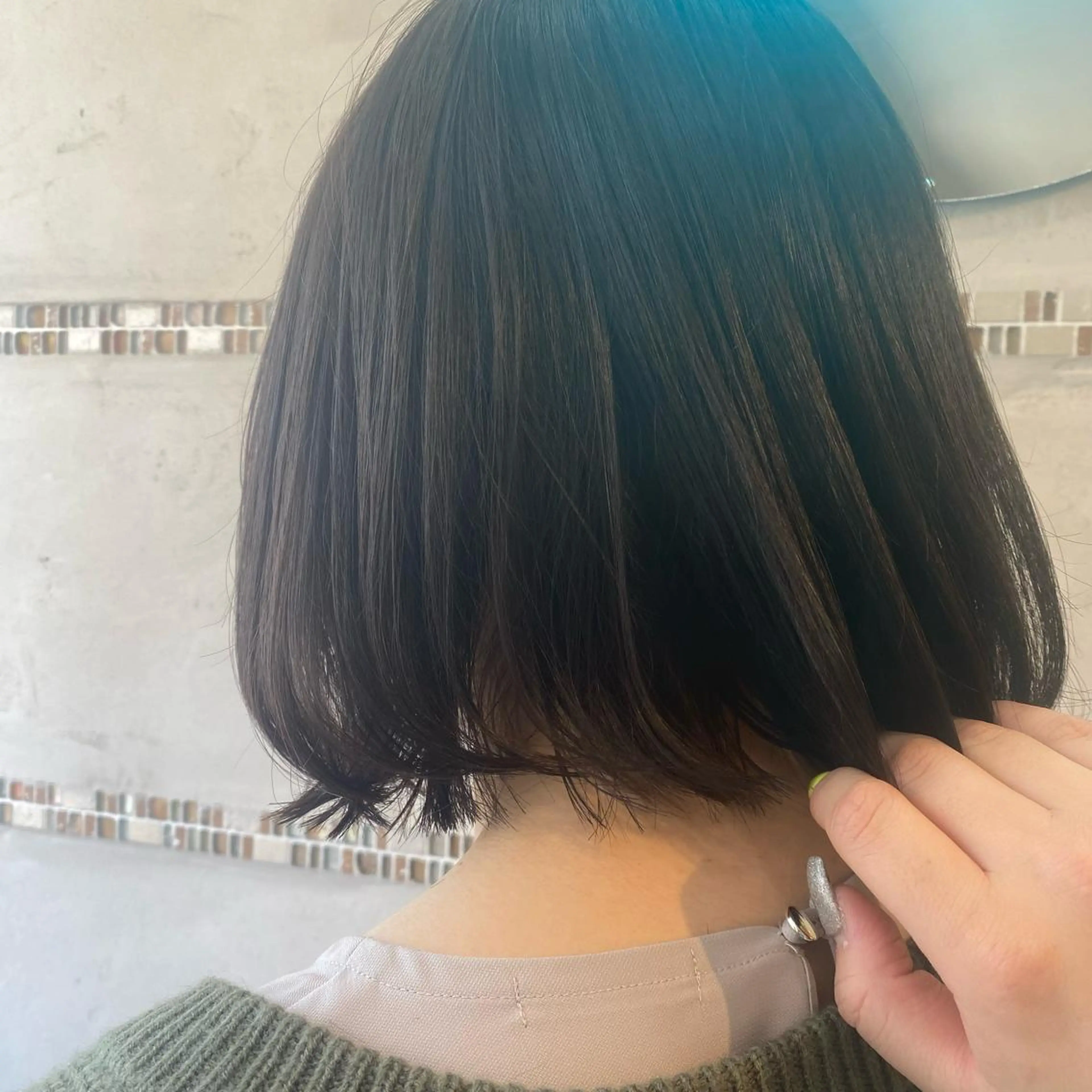 ショート カット ヘアカラー トリートメント 顔まわり似合わせ 久保田せなのヘアスタイル