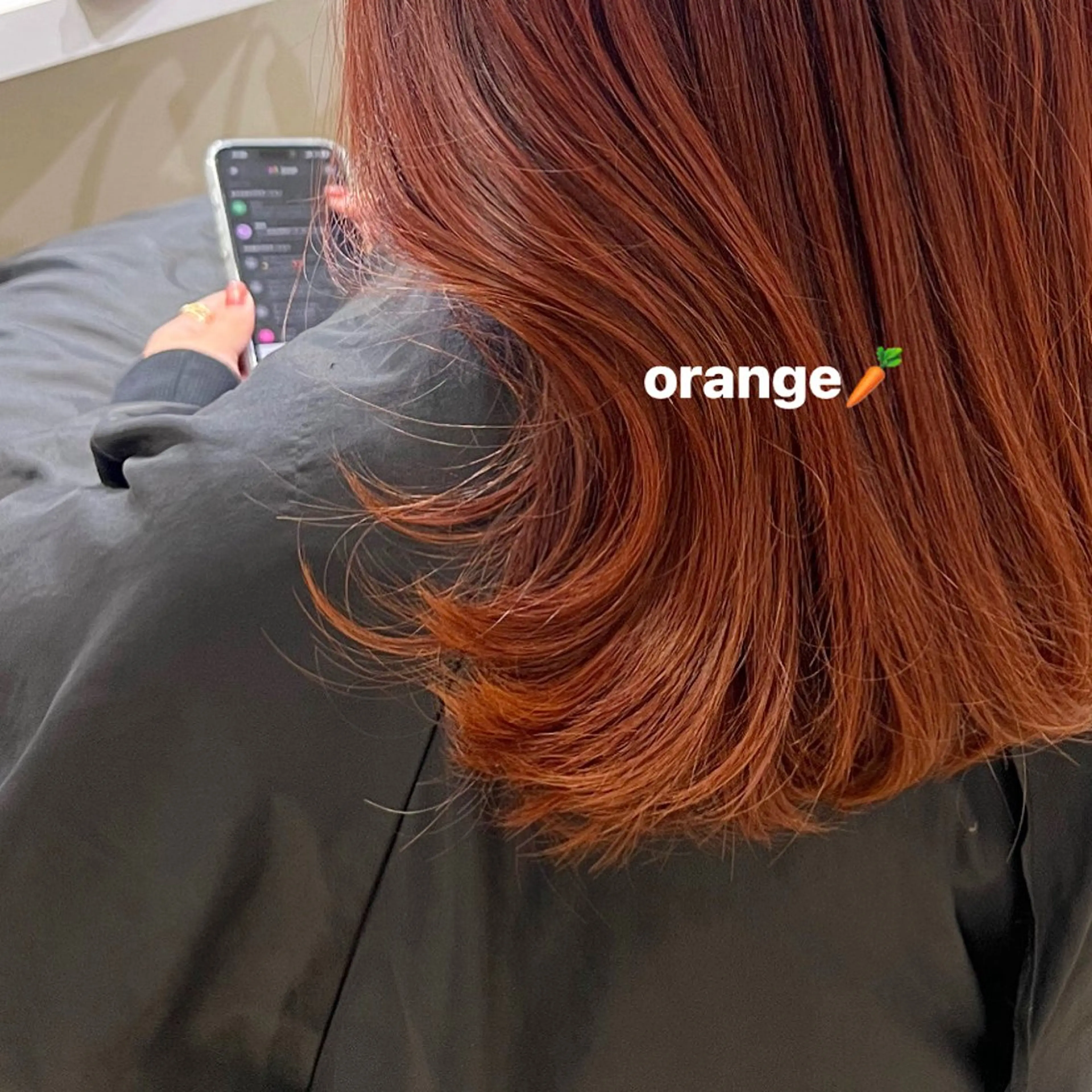 ミディアム カラー カットモデル募集新宿 MOMOKA🍑のヘアスタイル