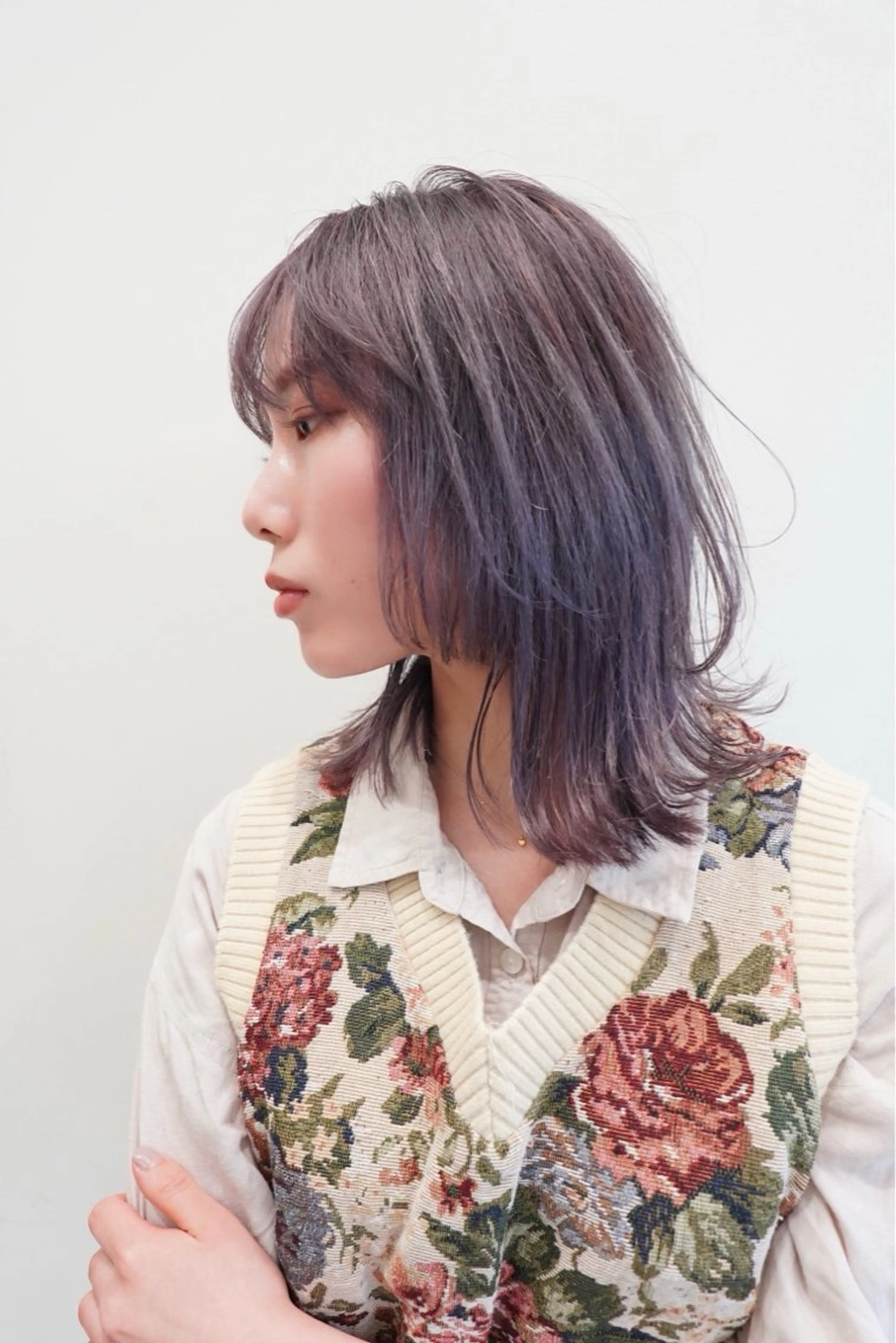 ミディアム カラー パーマ ⭐️ボブ/ショート りゅうしんのヘアスタイル