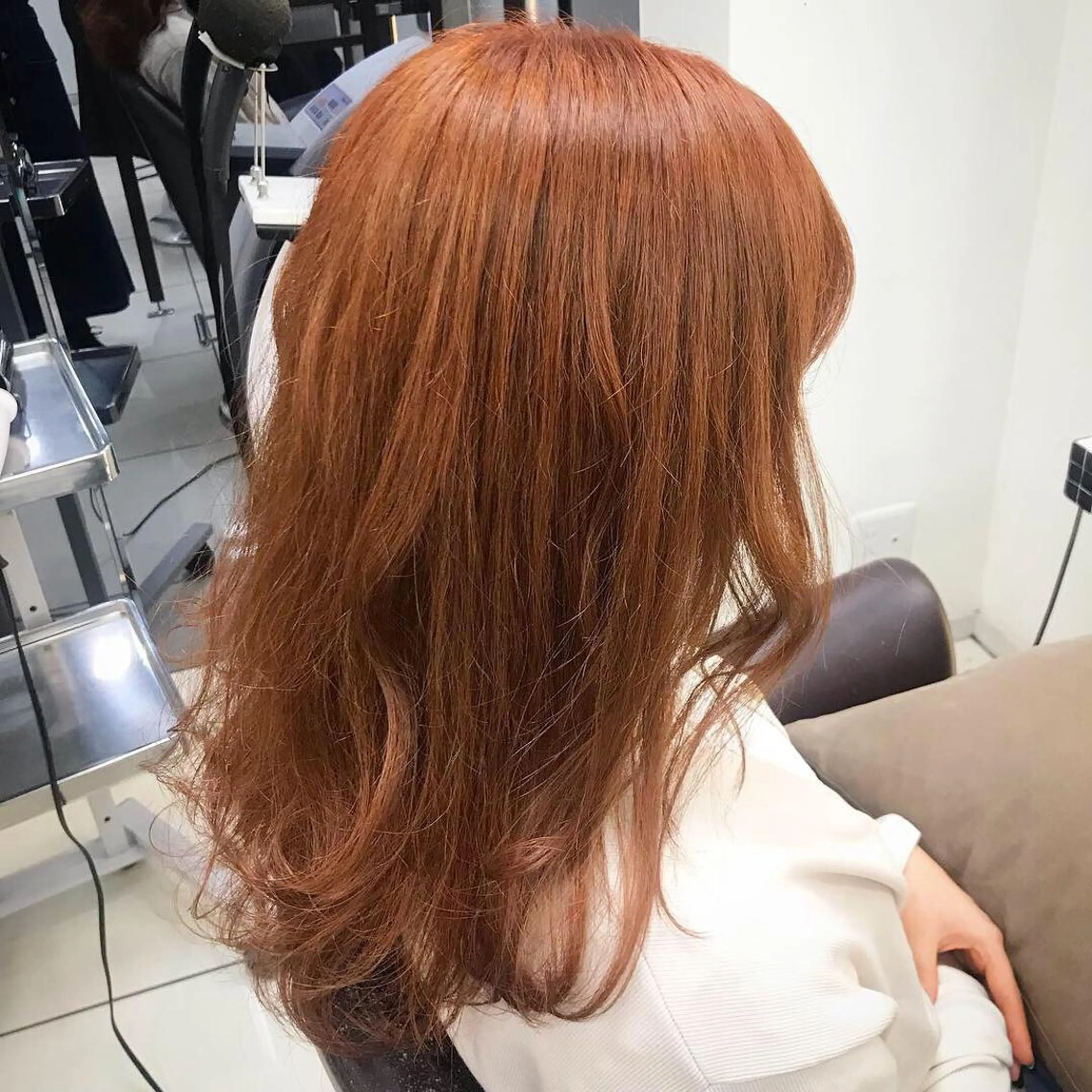 セミロング カラー ヘアアレンジ シールエクステ✨️韓 国羽エクステ🪽和希のヘアスタイル