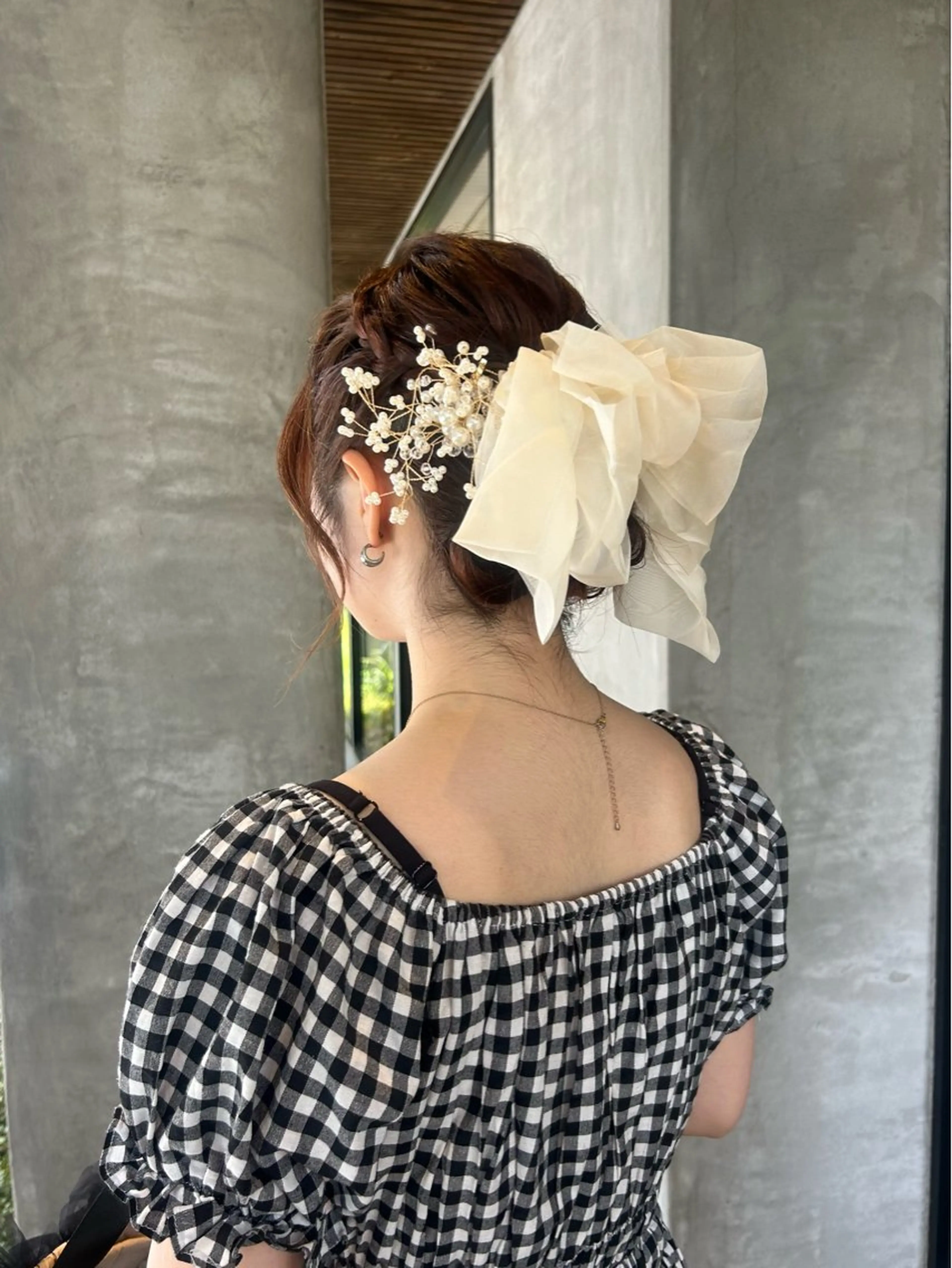 ヘアアレンジ ボブ 浴衣 ヘアセット lapis / soraのヘアスタイル