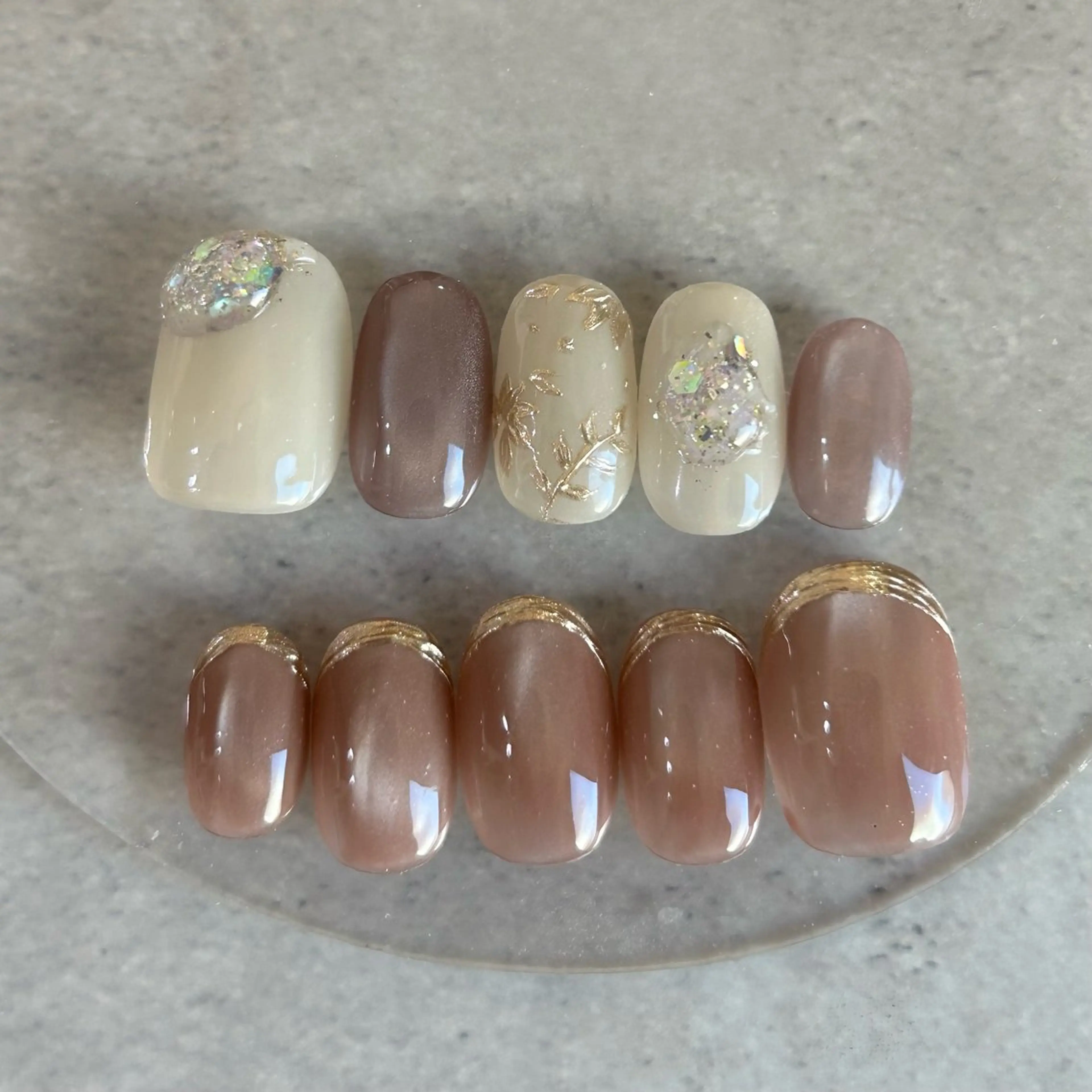 ネイル ネイルチップ Ray. byCharmeのネイルデザイン