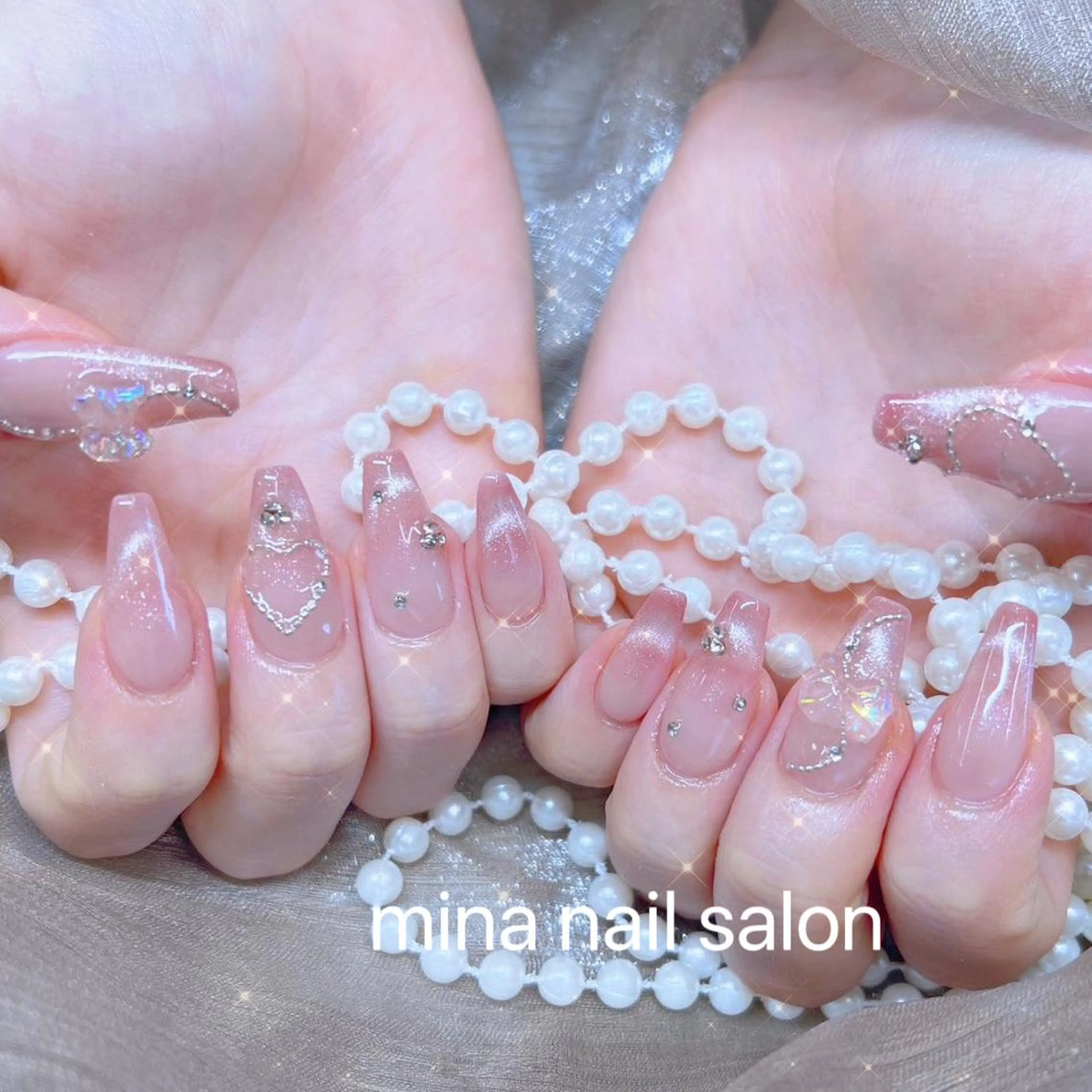 ネイル Mina🧸 韓国風ネイル🎀のネイルデザイン