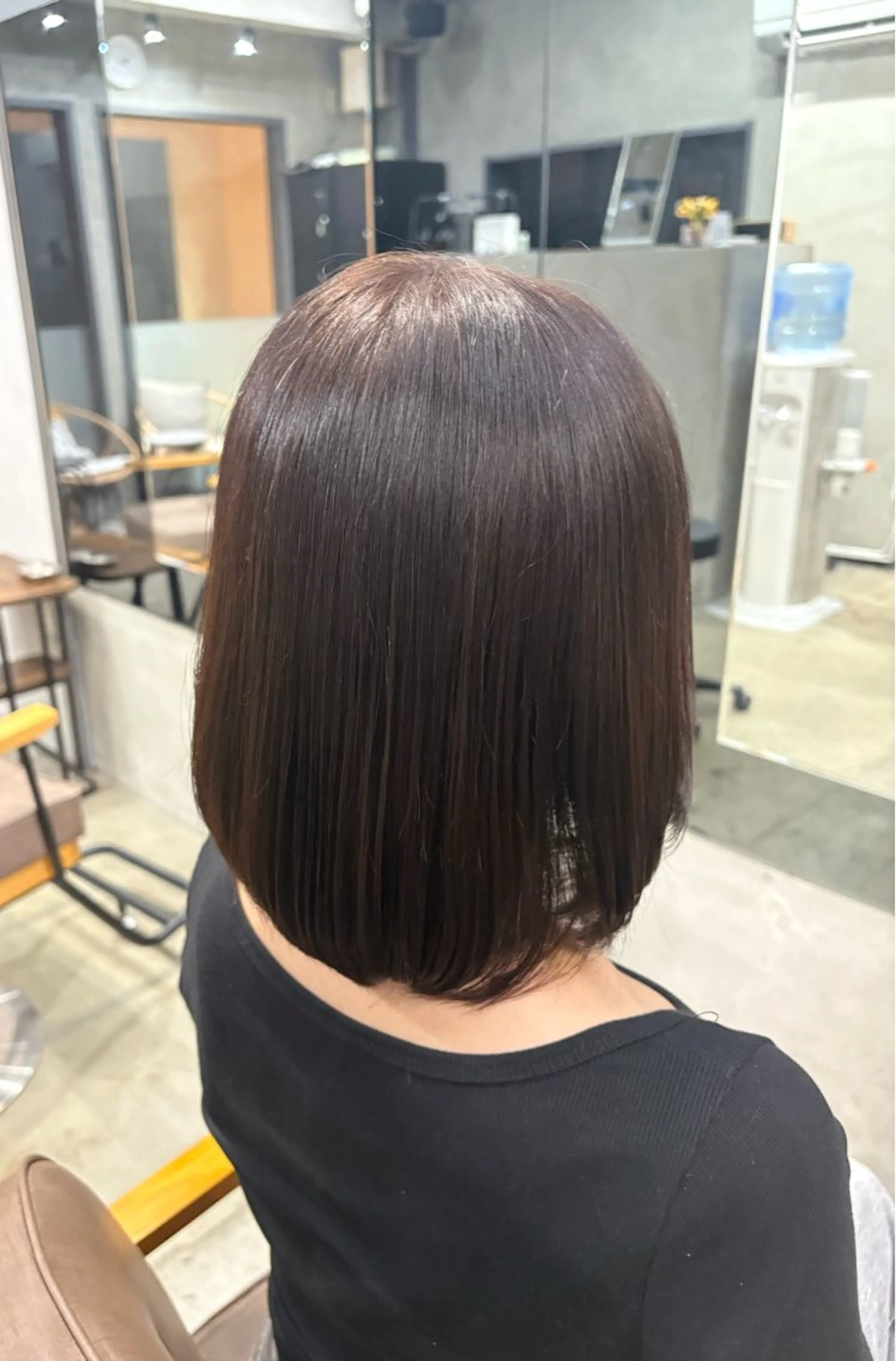 ミディアム カラー パーマ ヘアカラー 縮毛矯正 トリートメント Miharu ྀིのヘアスタイル