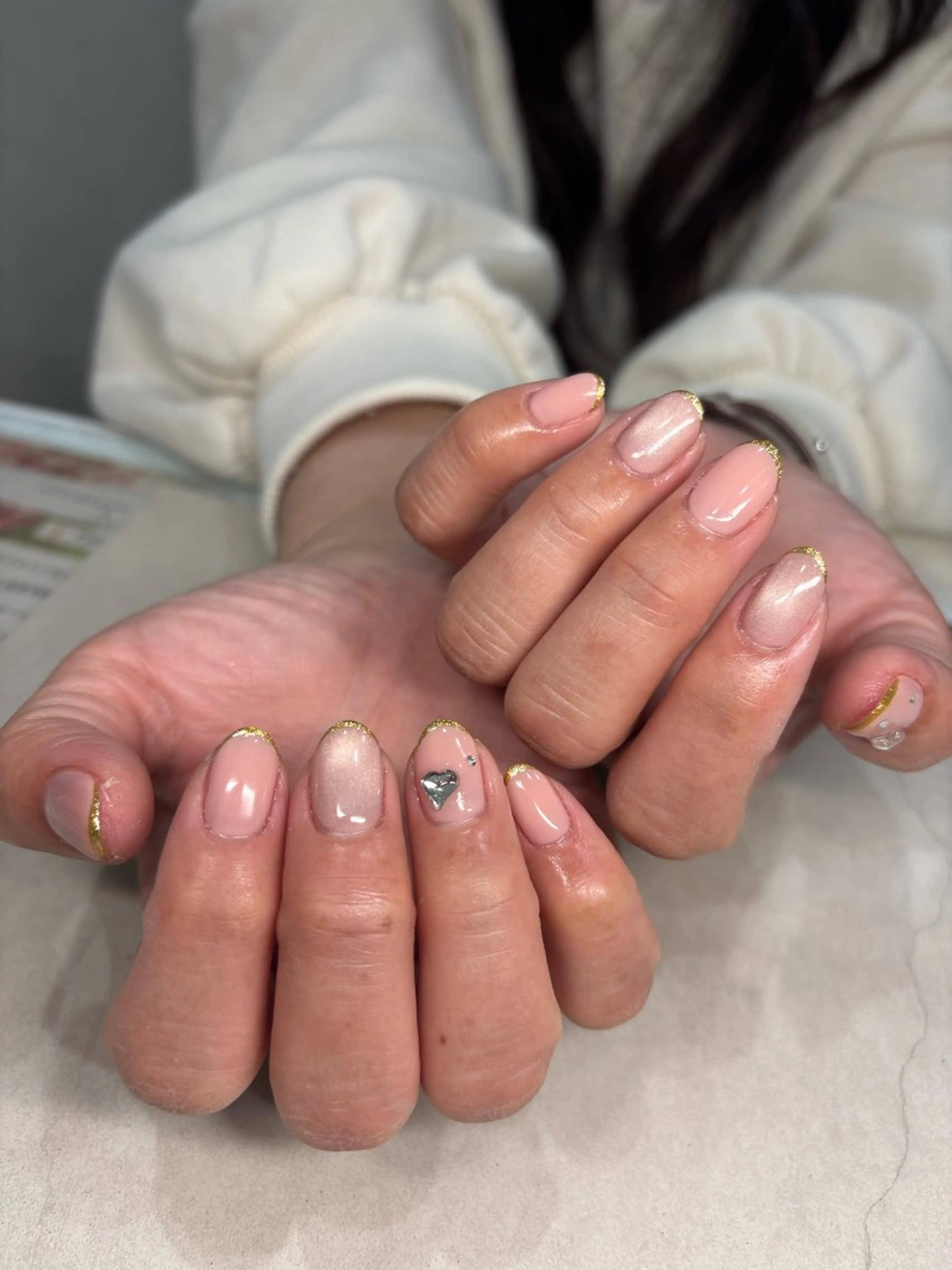 ネイル ラメ(グリッター) ハンドネイル LICO NAIL&EYELASH所属・Lico Ryoのネイルデザイン