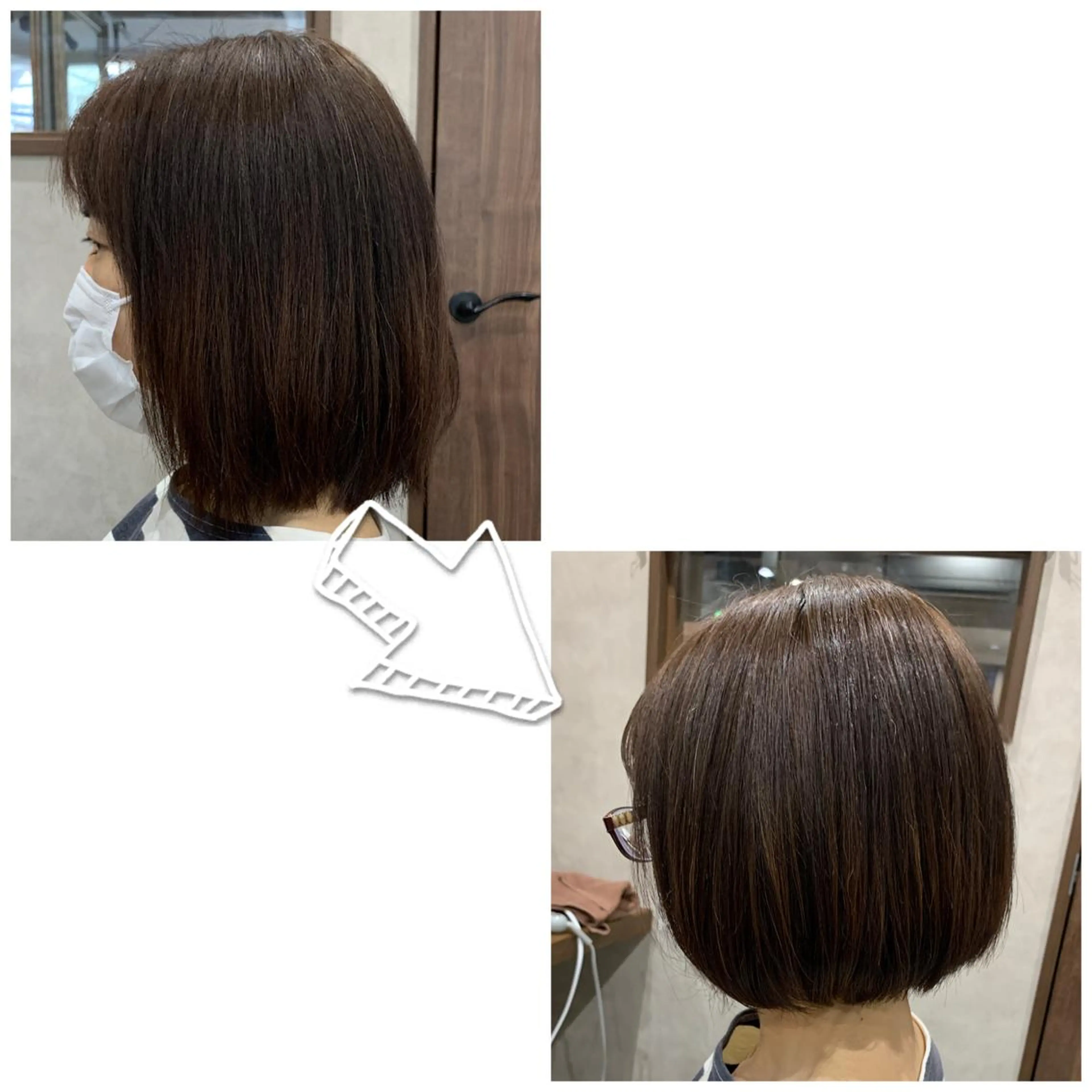 ショート enx天王町店 伊藤　愛央のヘアスタイル