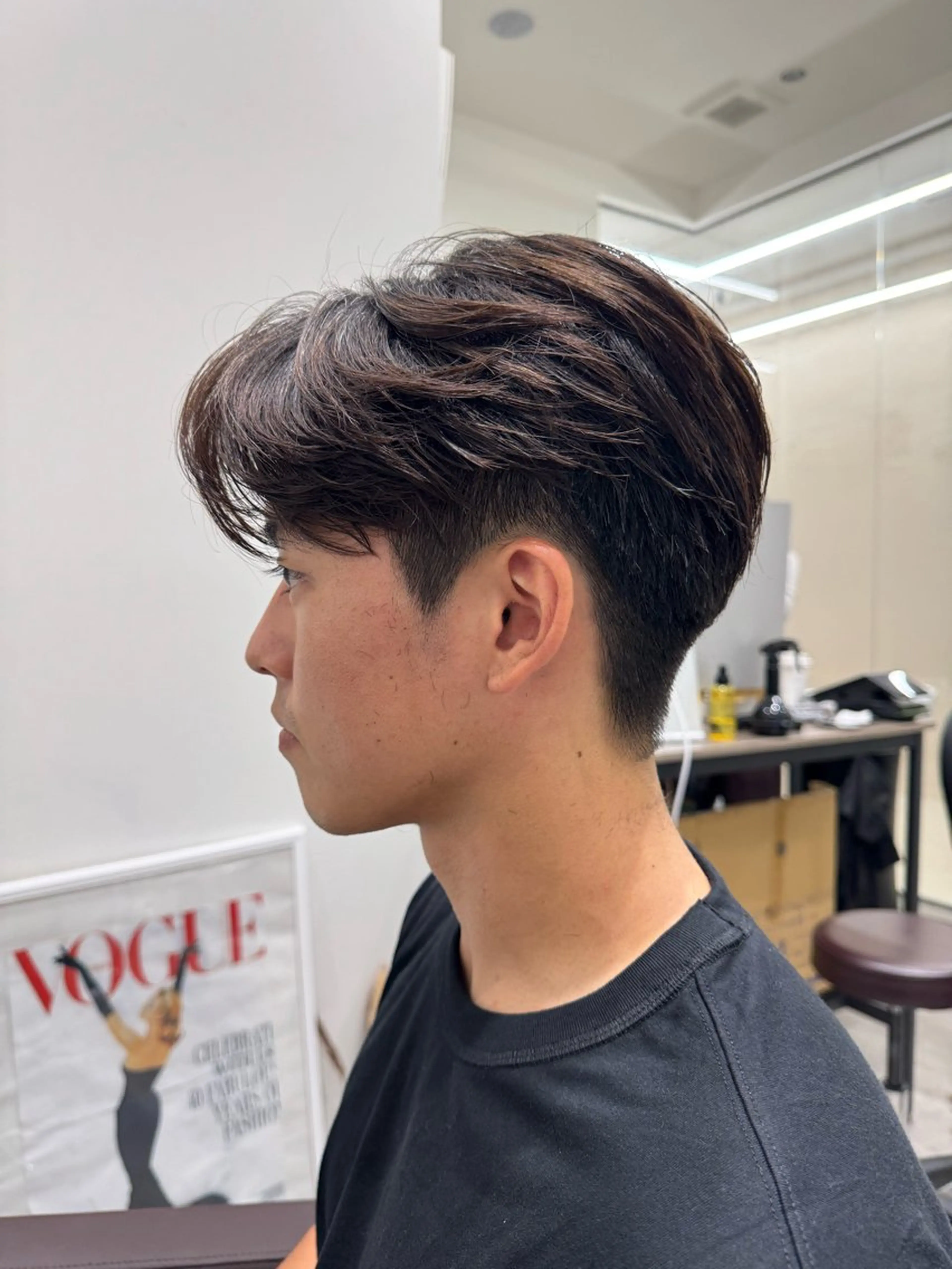 メンズ kalm所属・✵TAKUMI/ 横浜/センターパートのヘアスタイル