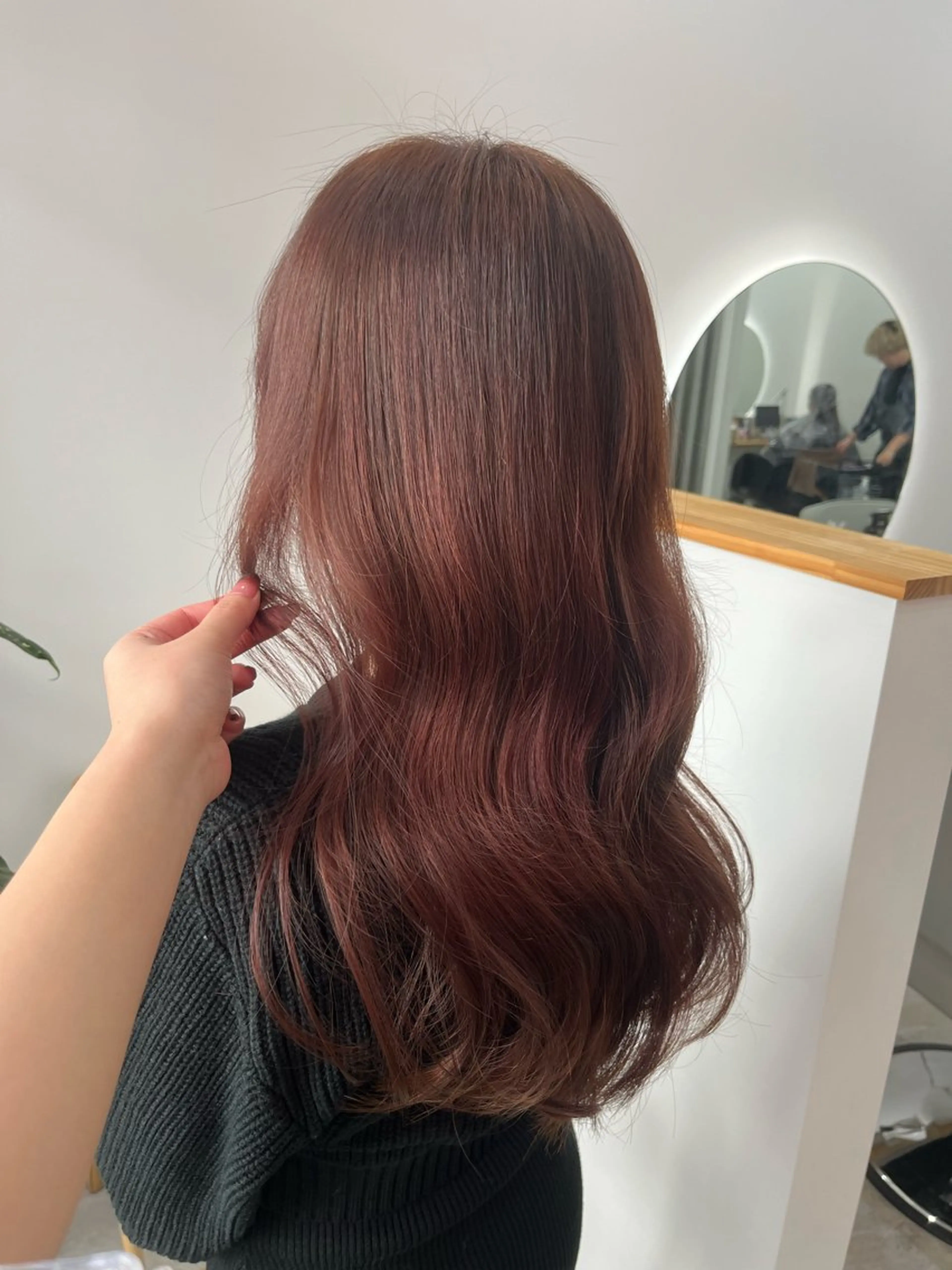 ロング カラー ヘアカラー トリートメント ベージュ⟡˖ブリーチ ˖ ࣪⊹あずきのヘアスタイル