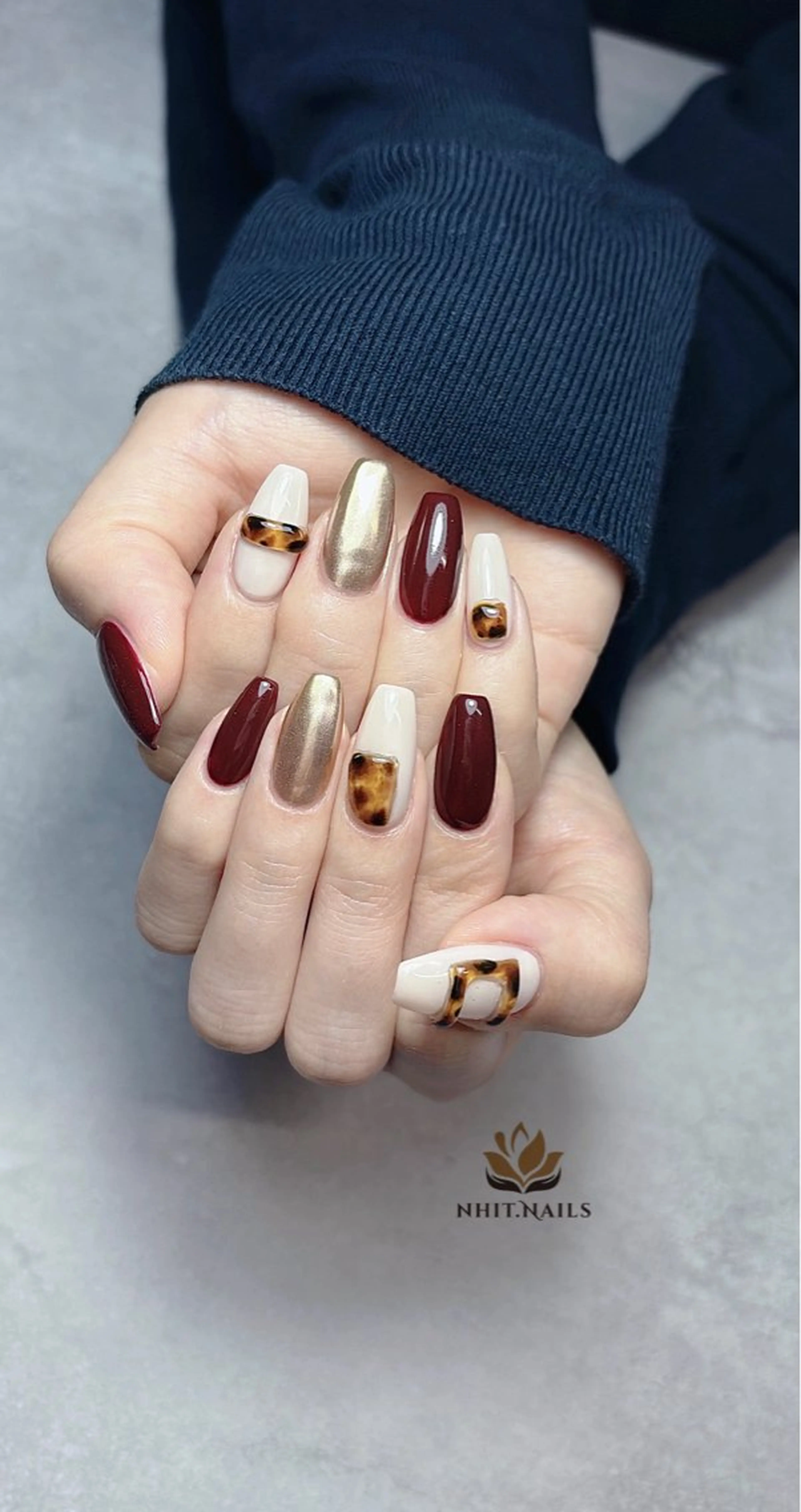 ネイル ニットネイル所属・Nhit Nailsのネイルデザイン