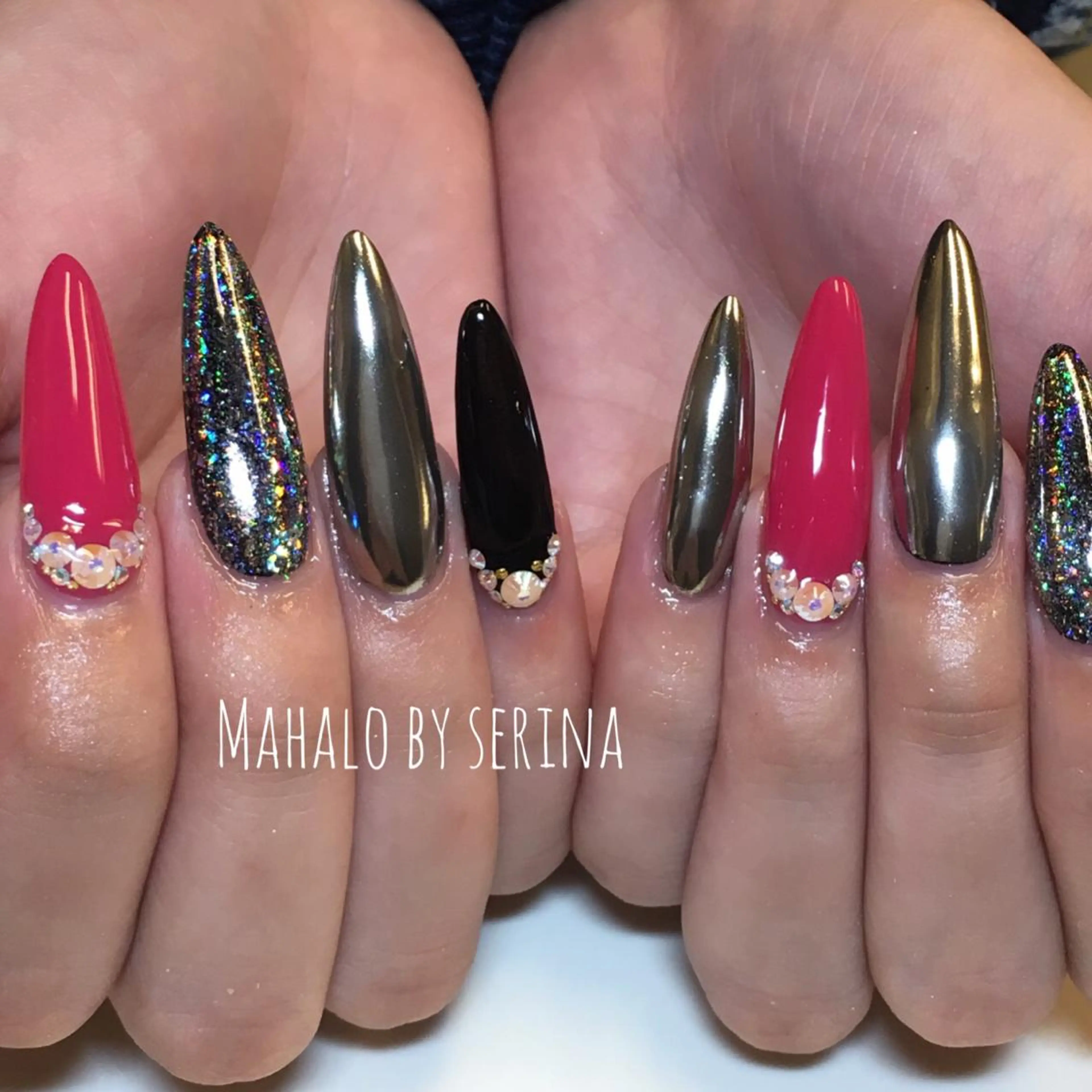 ロング ネイル SUNNY BAE. SERINAのネイルデザイン