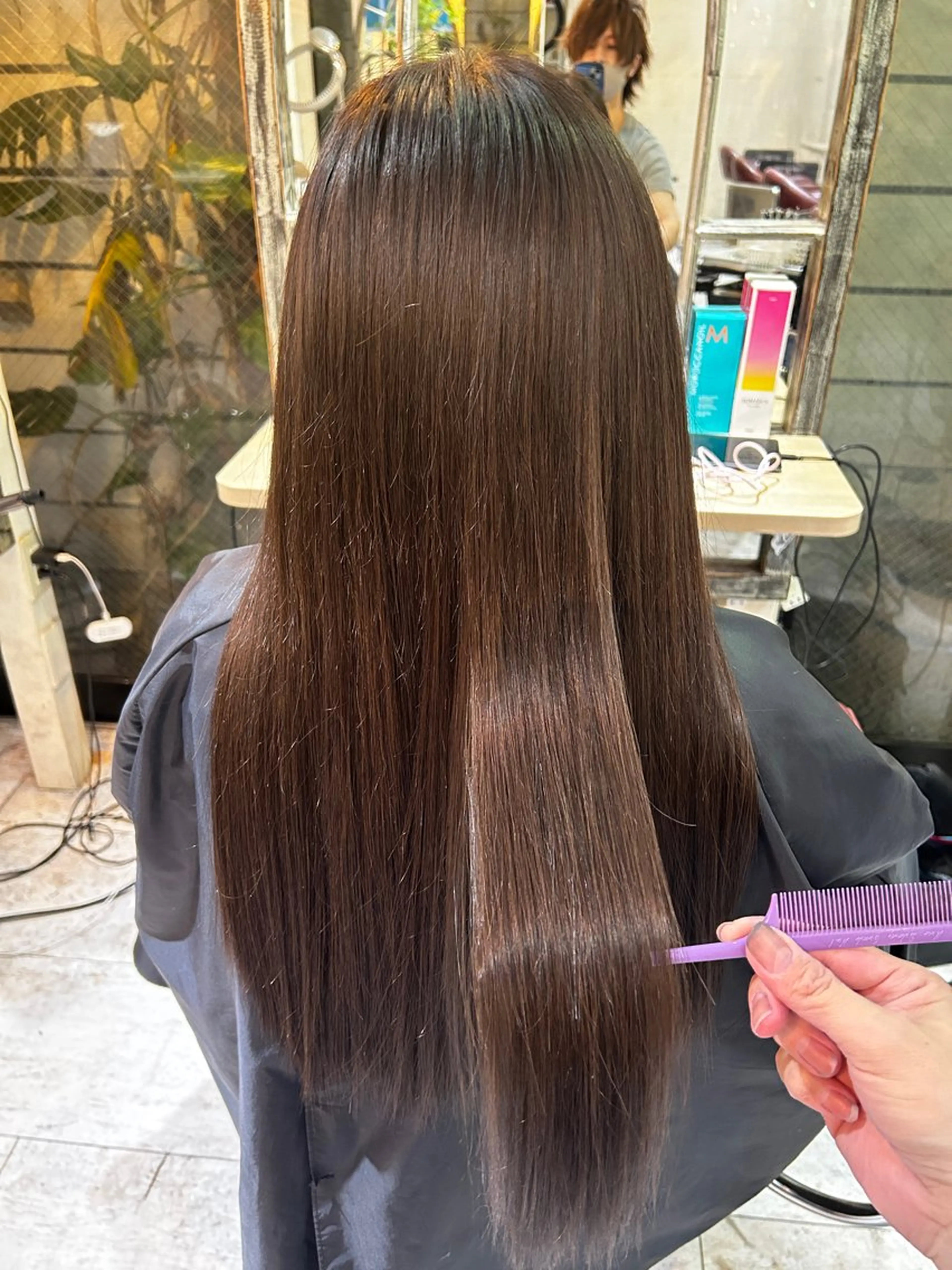 ロング カラー 6Dエクステ 鳥谷ミナトのヘアスタイル