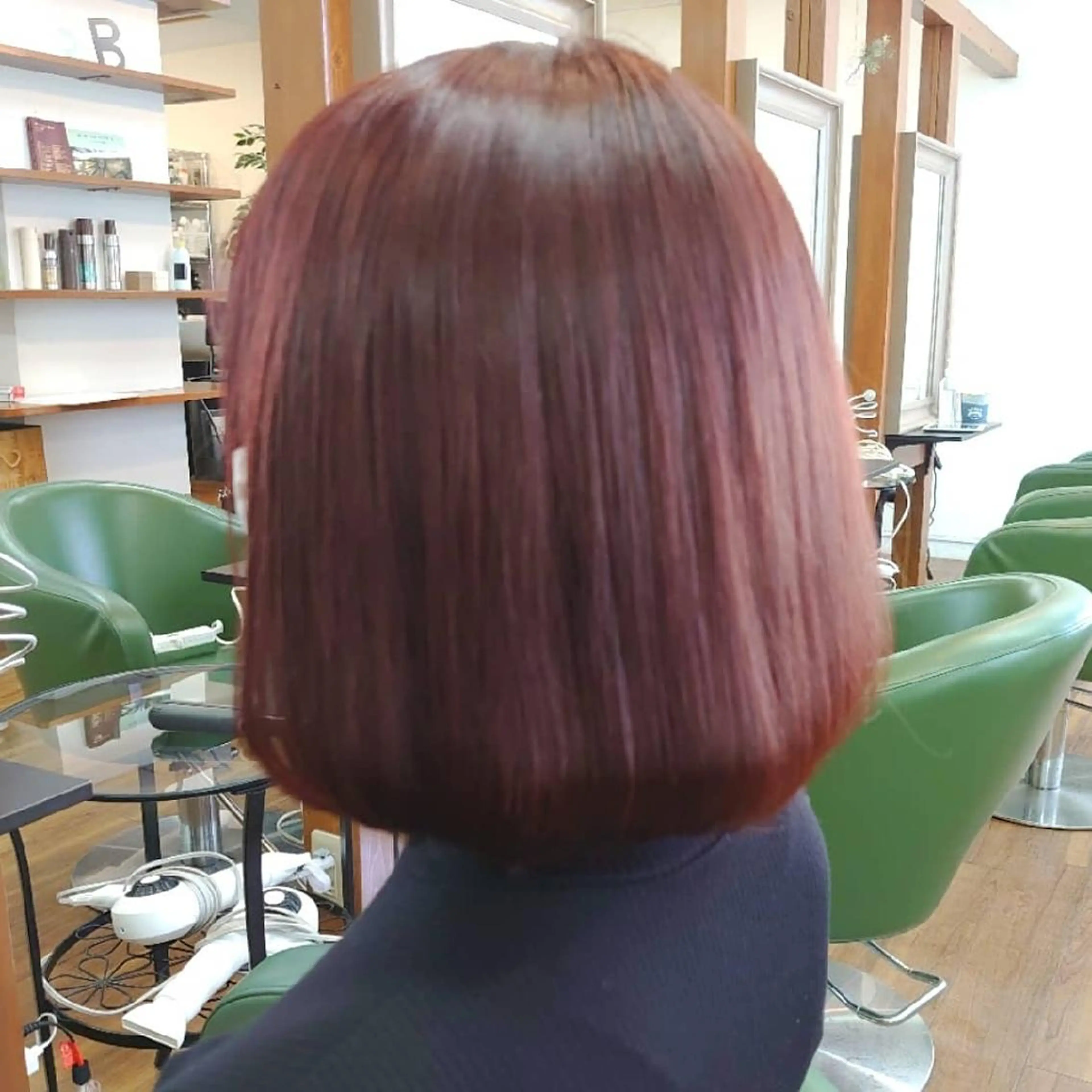 ミディアム ヘアカラー トリートメント 渡辺 康行のヘアスタイル