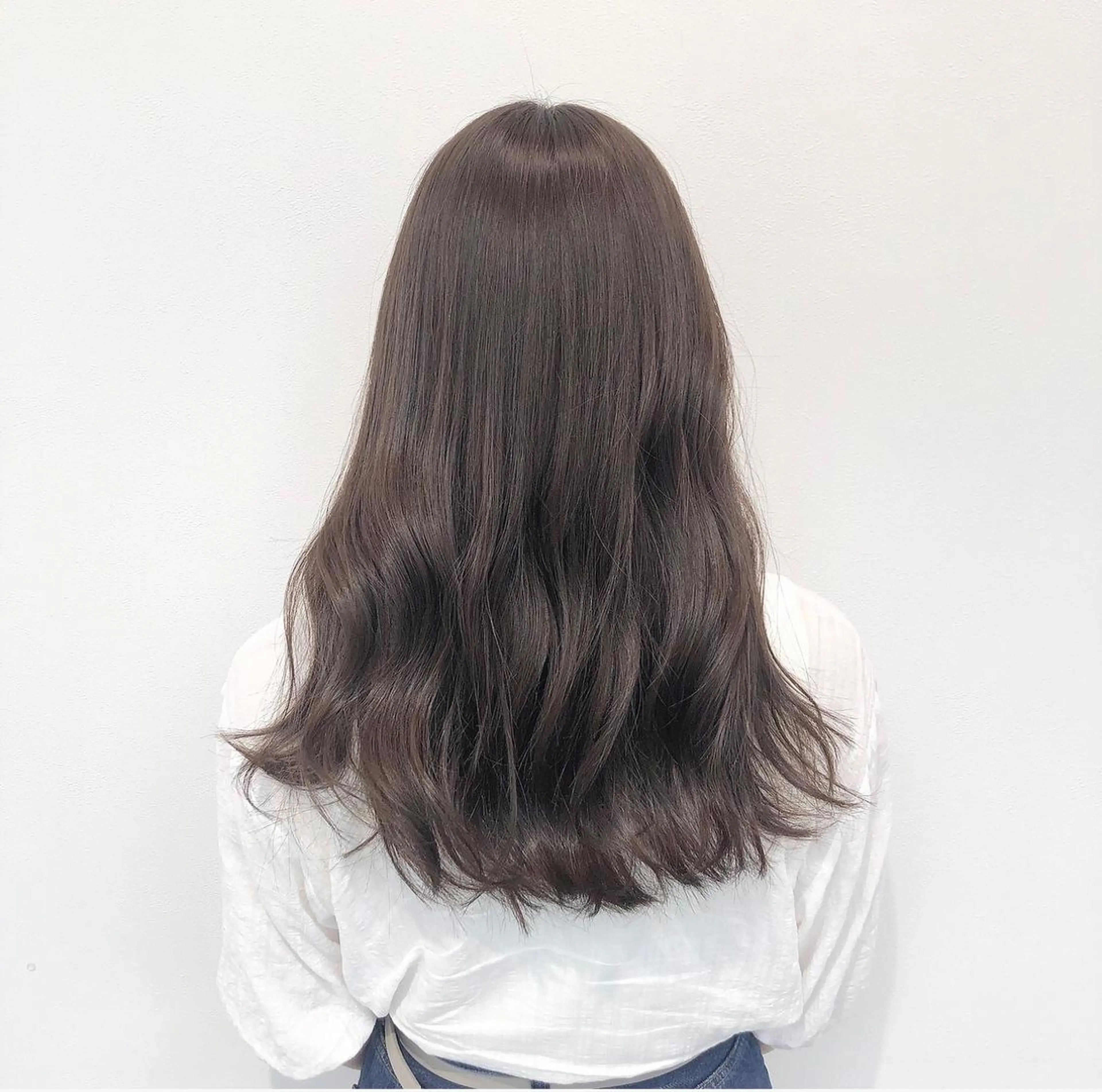 ロング カラー ヘアカラー トリートメント ヘアセット ⛄️冬の透明感 カラー⛄️大西のヘアスタイル