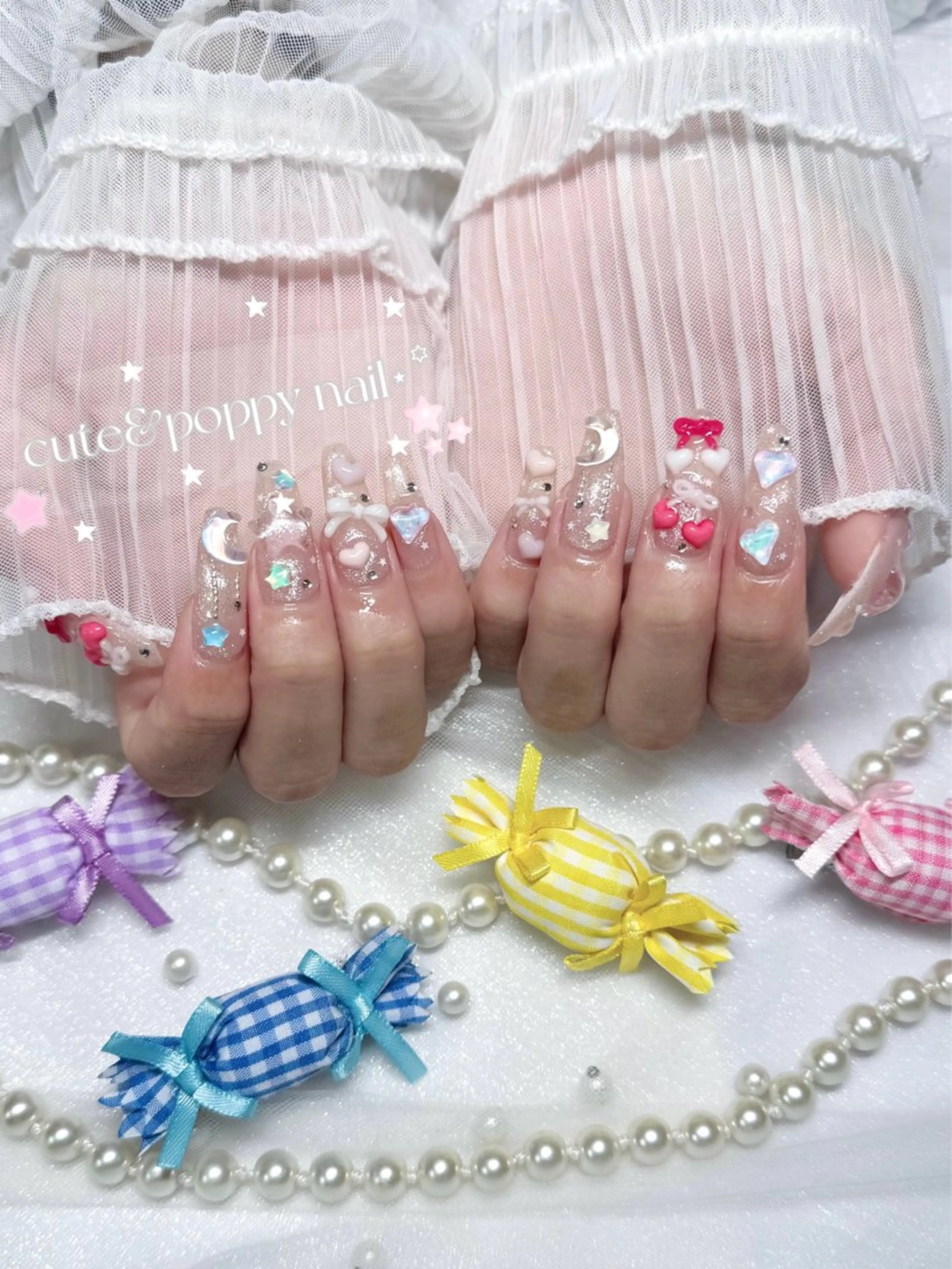ネイル ハンドネイル 🎀Mai 🎀10/5🈳のネイルデザイン