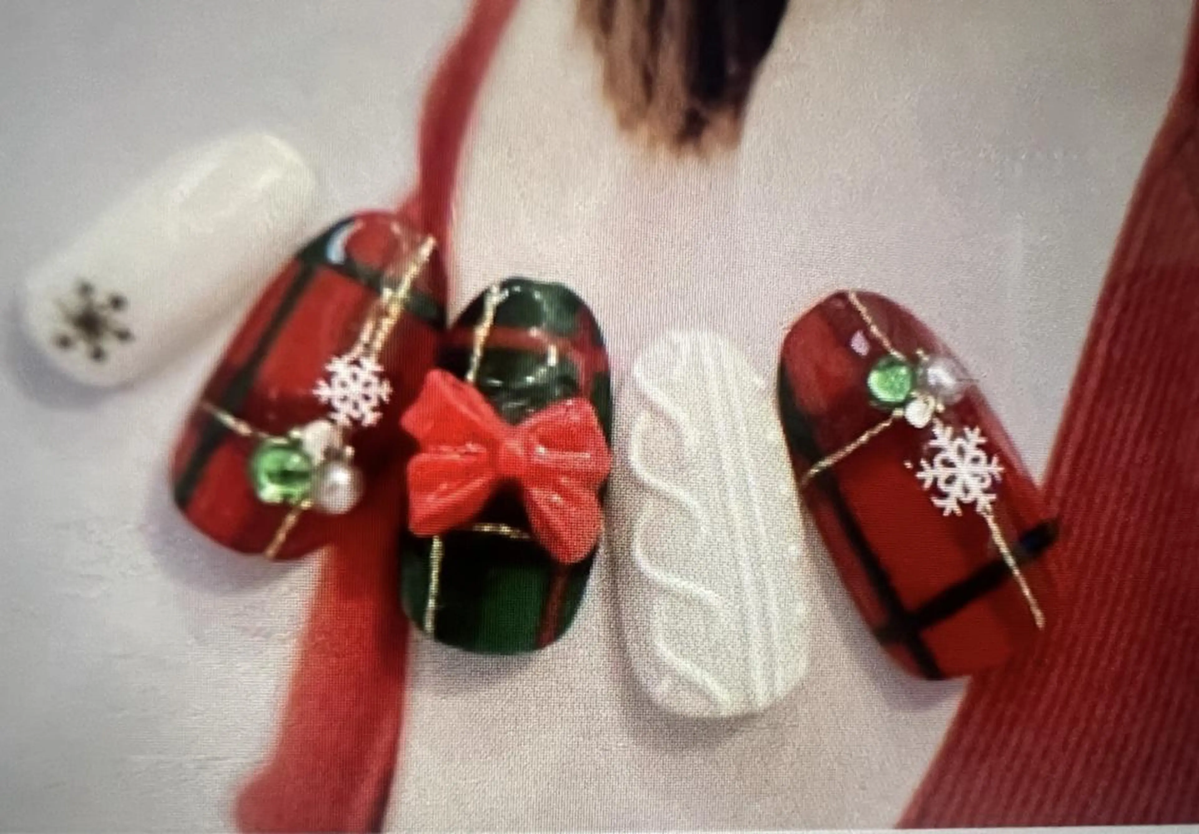 【秋冬定額／クリスマス／イベントデザインネイル￥5980〜の写真