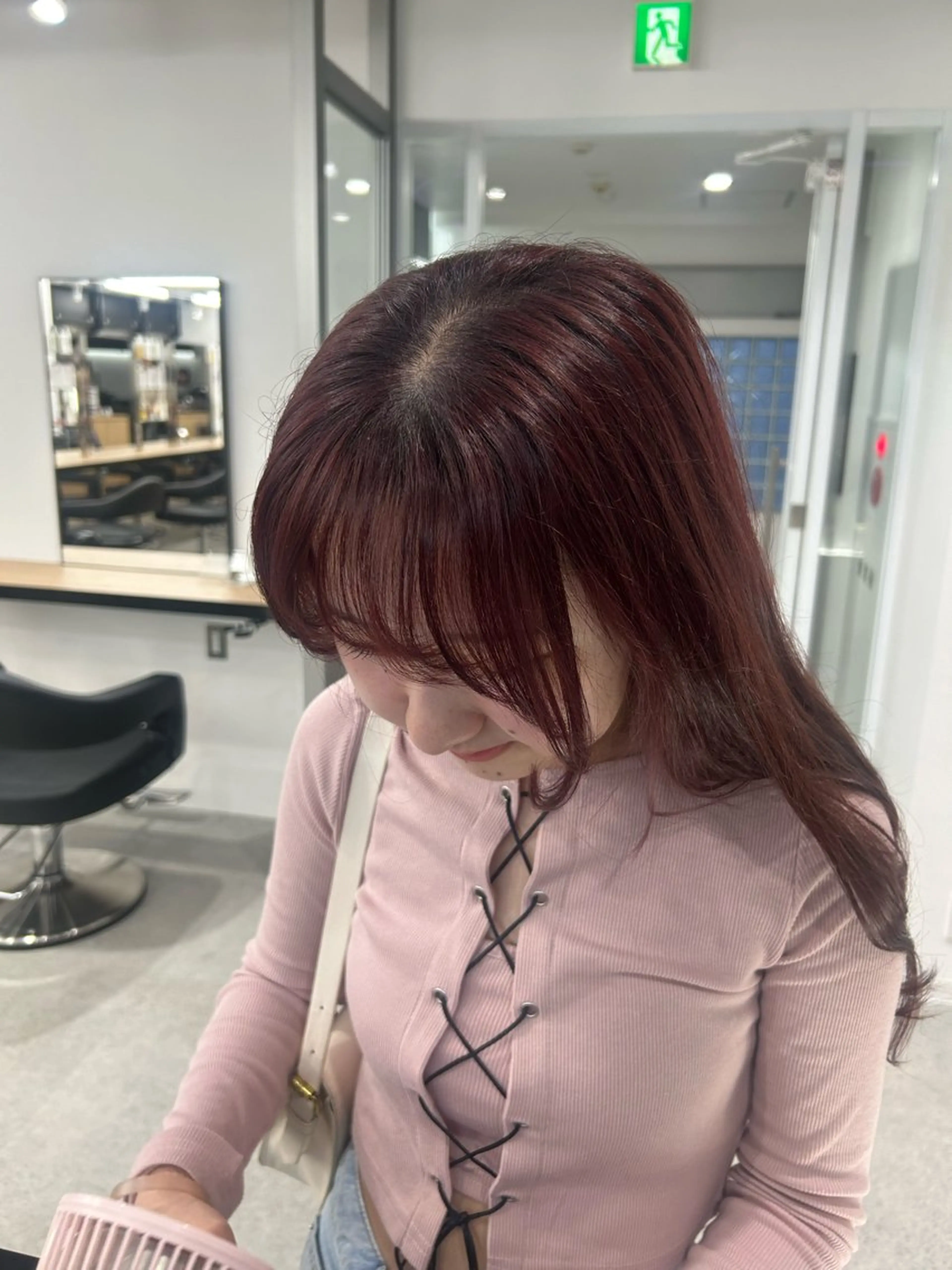 ロング カラー 愛結 暖色カラー🎀🩰のヘアスタイル