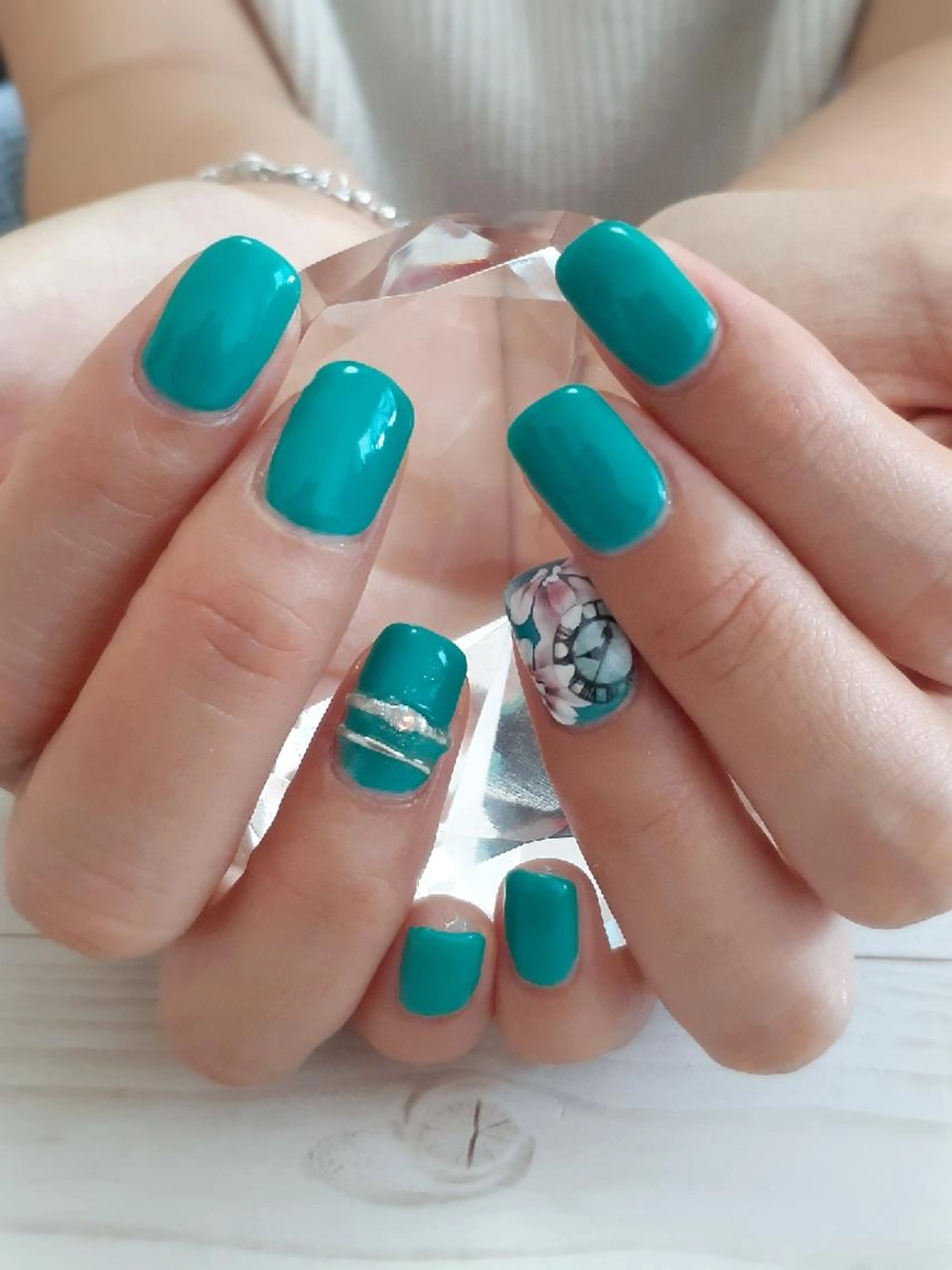 オフ・ウォーターケア込み【hand1本アートコース】の写真