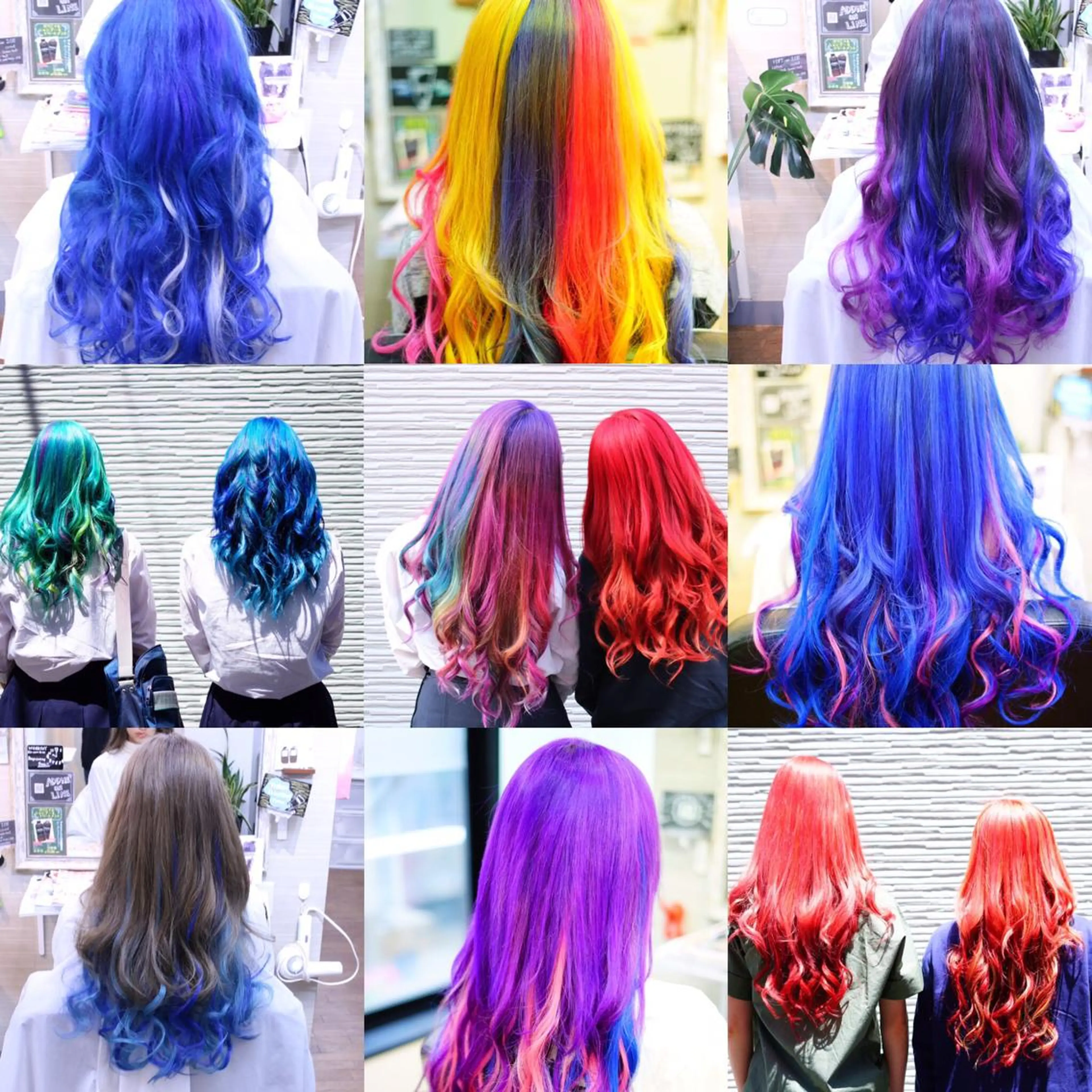 セミロング カラー エクステ 髪質改善ストレートo rメンズスタイル今岡のヘアスタイル