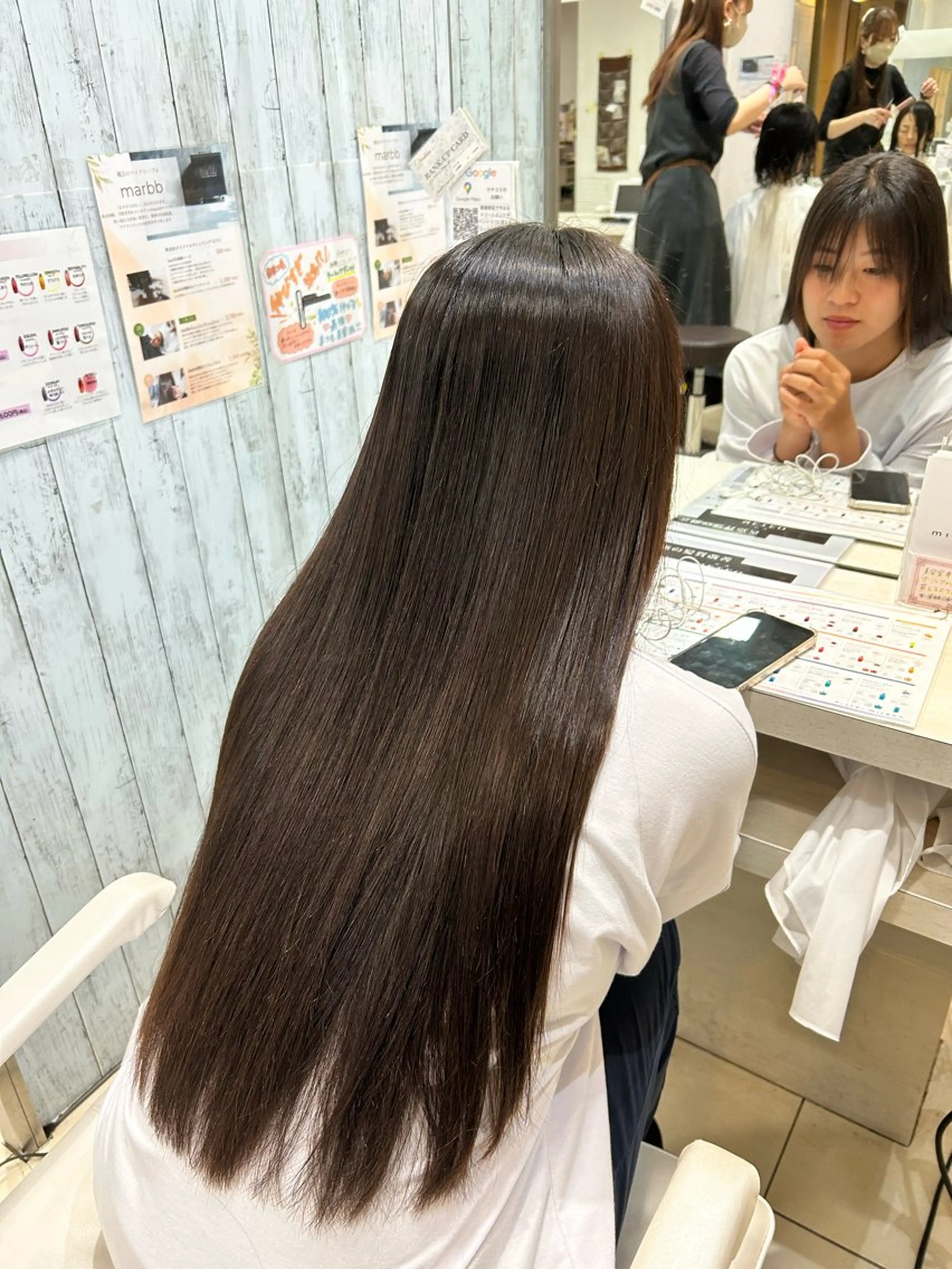 ロング ヘアカラー トリートメント 艶髪の神様 瀧田嵐士🇰🇷のヘアスタイル