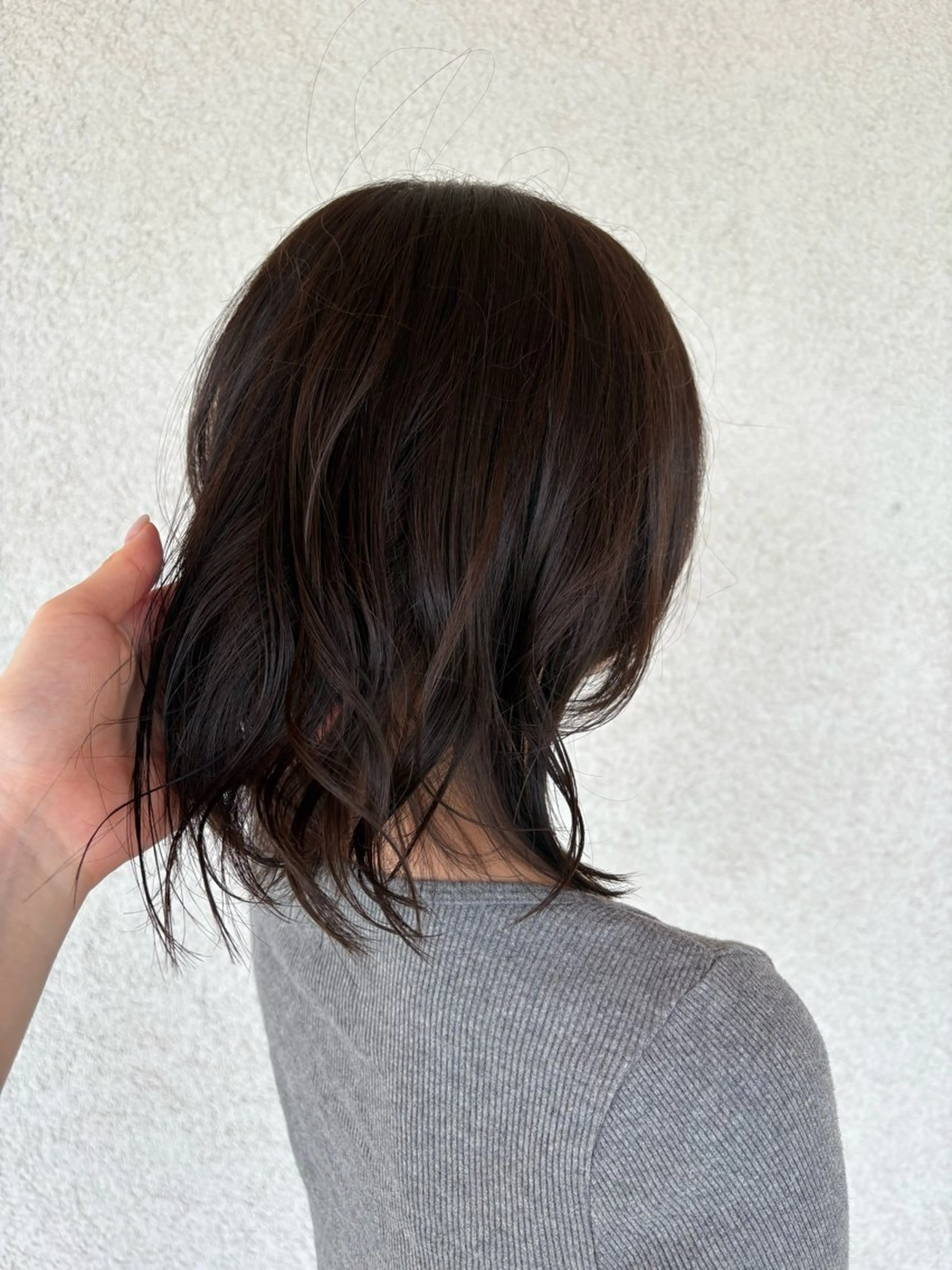 ミディアム カラー ベージュカラー ヘアカラー 今泉 友希のヘアスタイル