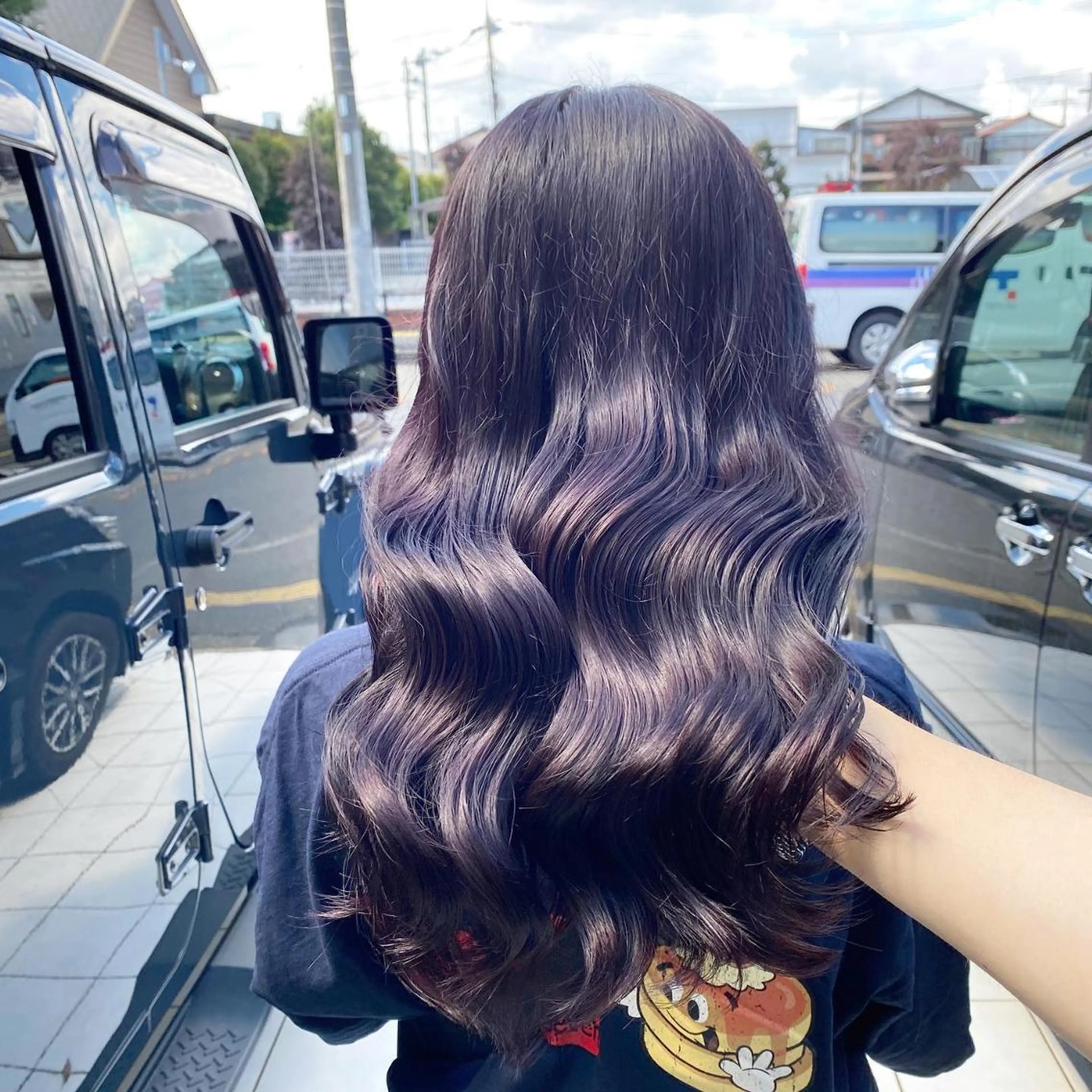 カラー アッシュ ブリーチ ブラウンカラー グレージュ ラベンダーカラー 艶髪レイヤー屋さん 大澤竜馬のヘアスタイル