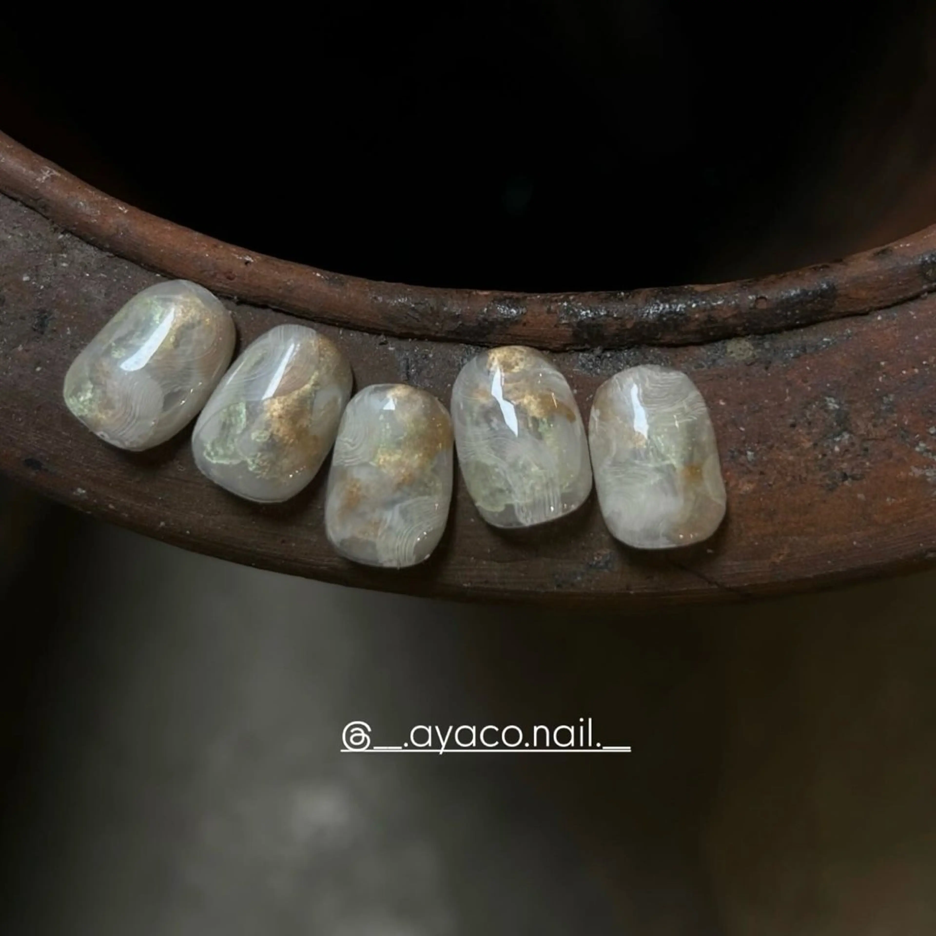 ネイル ハンドネイル conq所属・ayaco 西荻窪꙳ ネイルconqのネイルデザイン