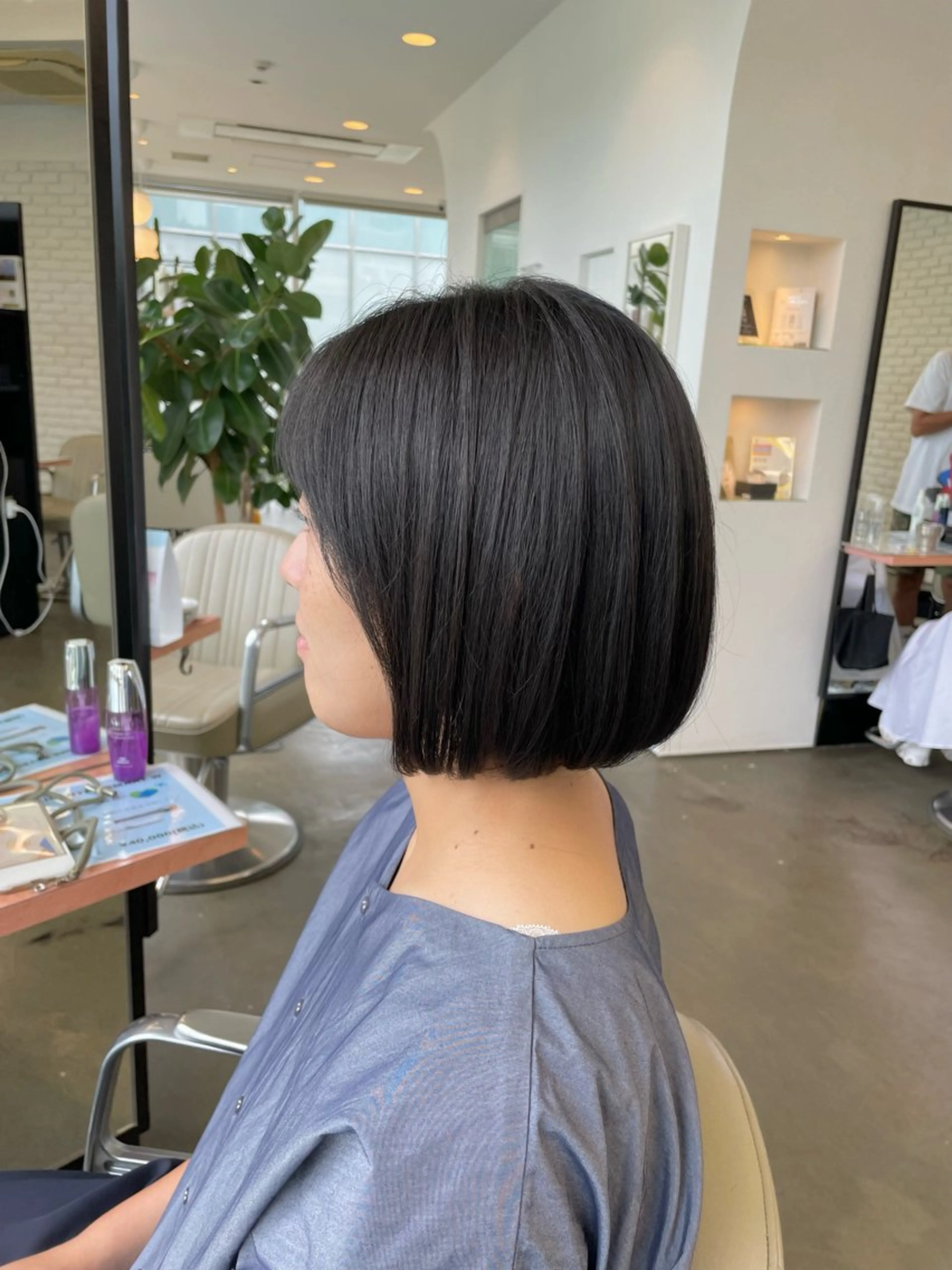 ショート カット トリートメント ヘアセット 🍑まき/カット /髪質改善カラー🍑のヘアスタイル