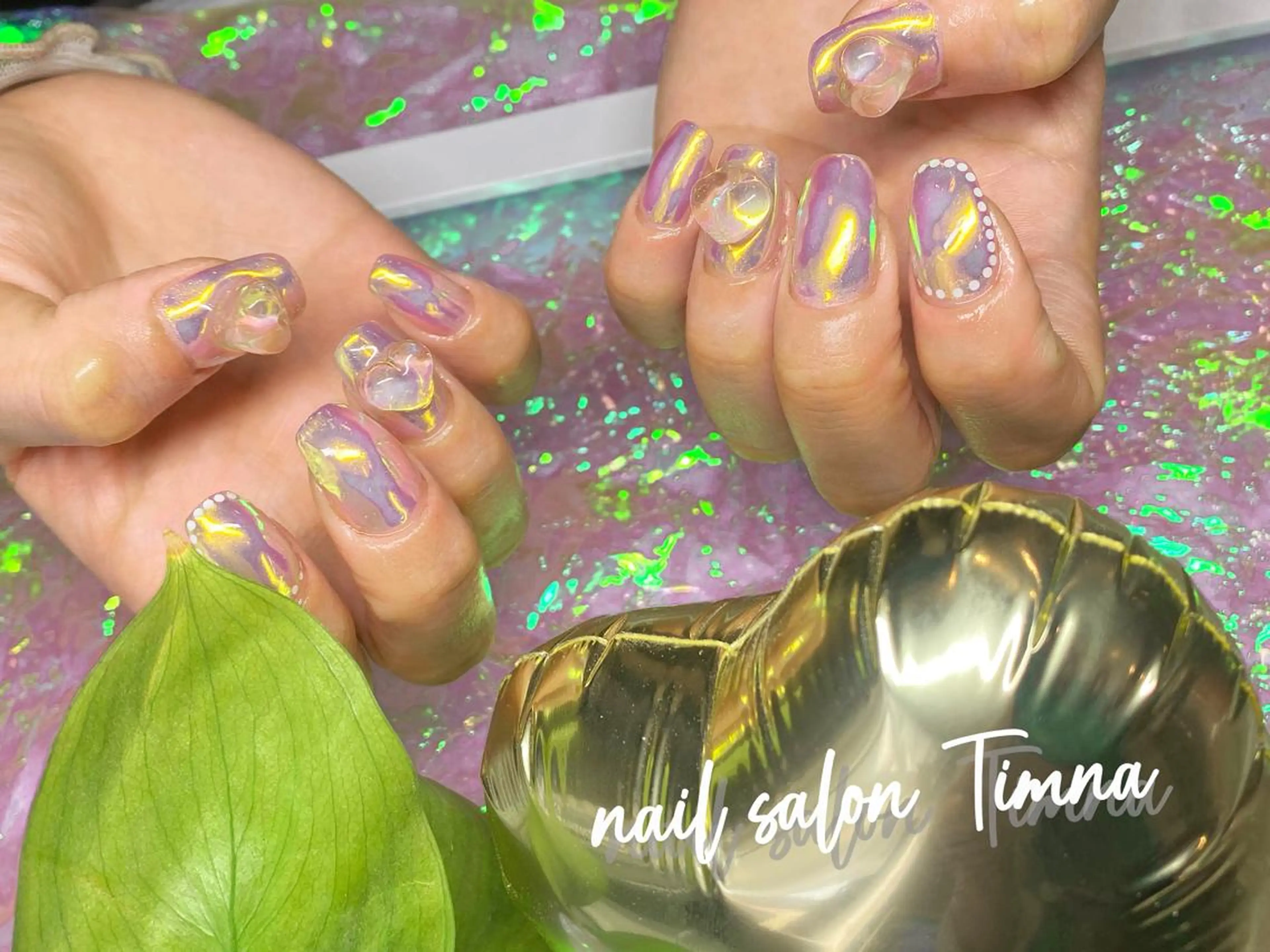 ミディアム ハンドネイル NAILSALON 🍔Timna🍟のネイルデザイン