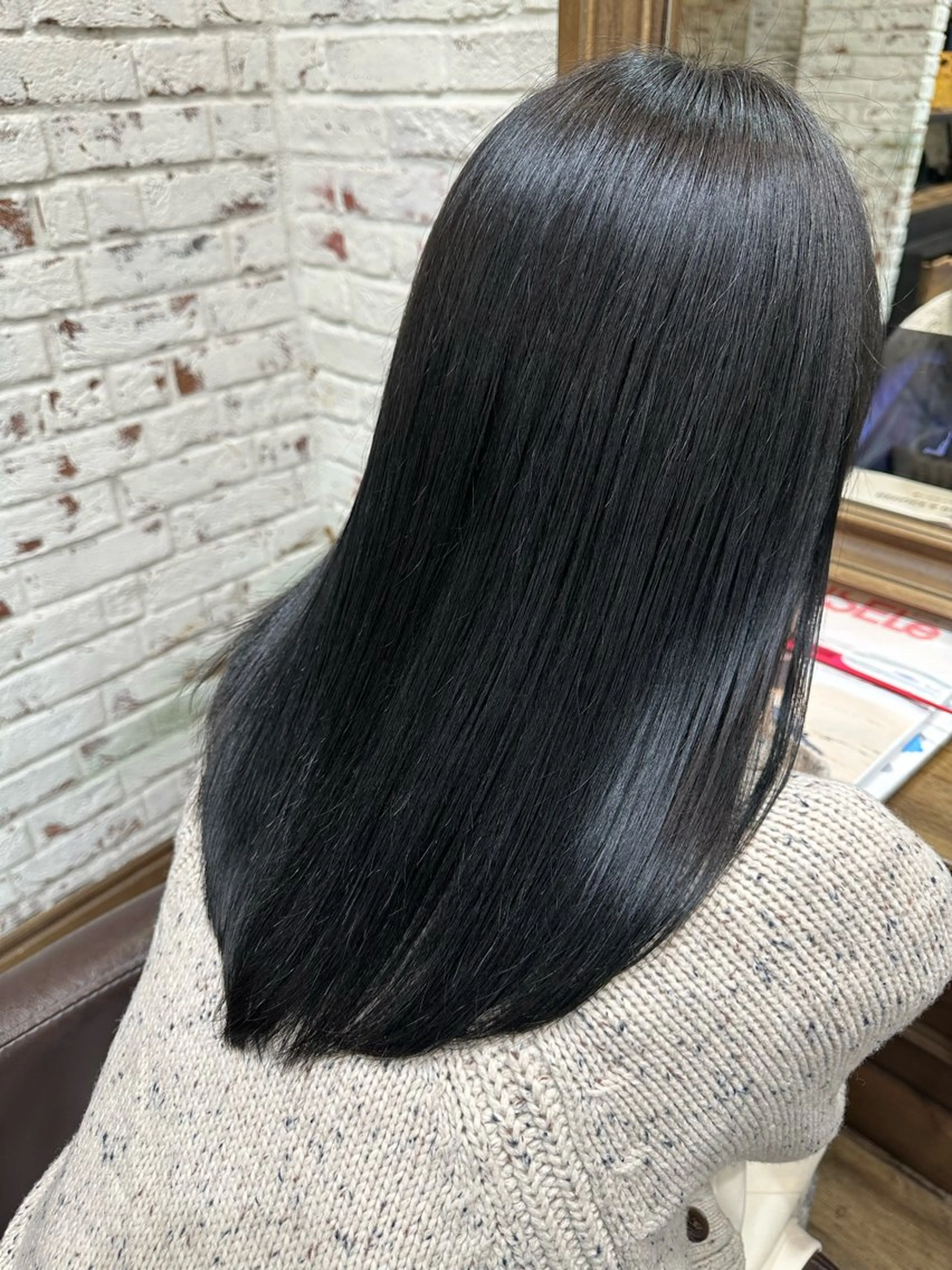 セミロング カラー Mauve 世田谷 きたじまのヘアスタイル