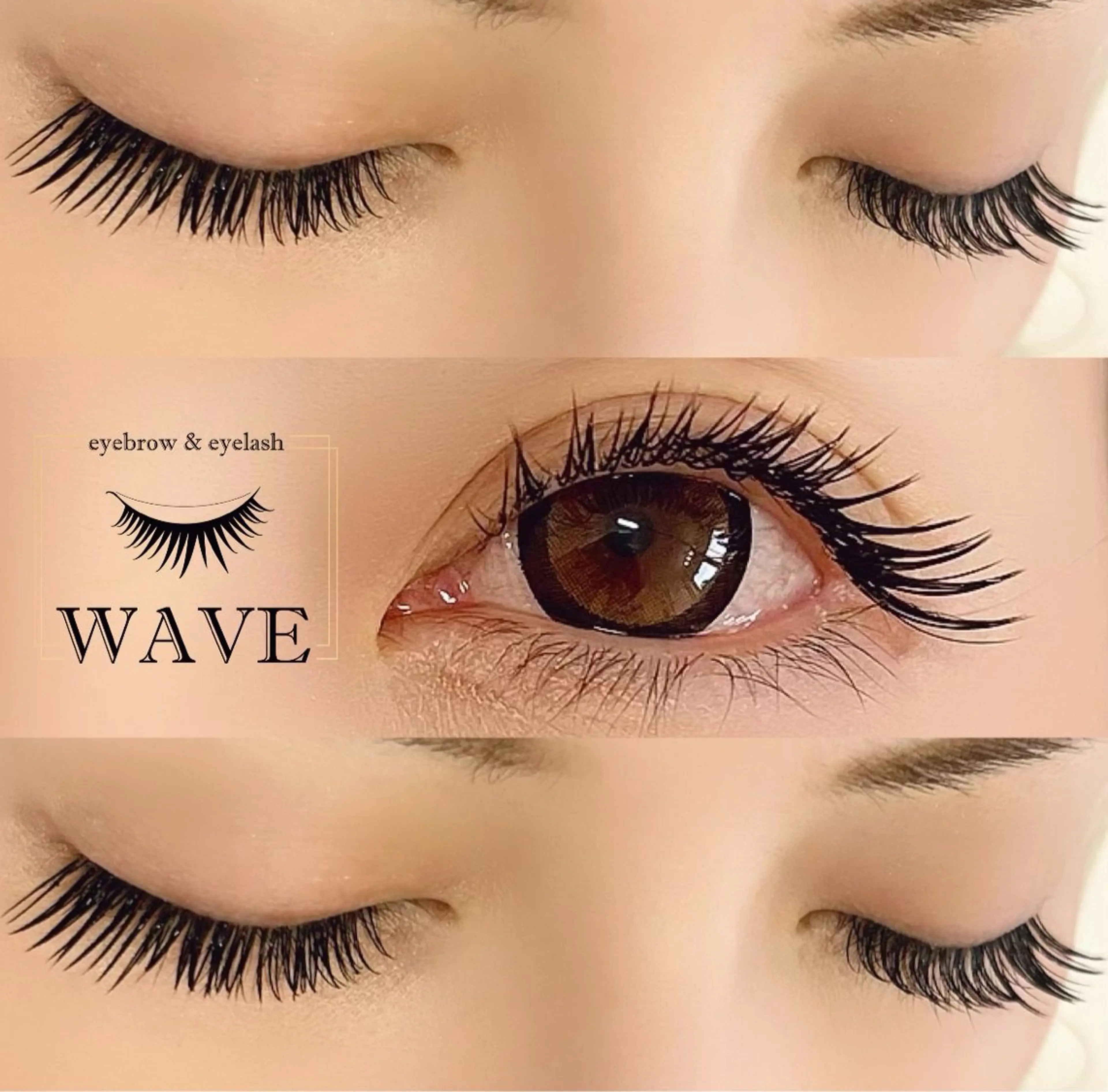 マツエク・マツパ 付け放題 束感まつ毛 Cカール Jカール 韓国風マツエク マツエク eyebrow & eyelash WAVE所属・brow&lash WAVEのマツエク・マツパデザイン