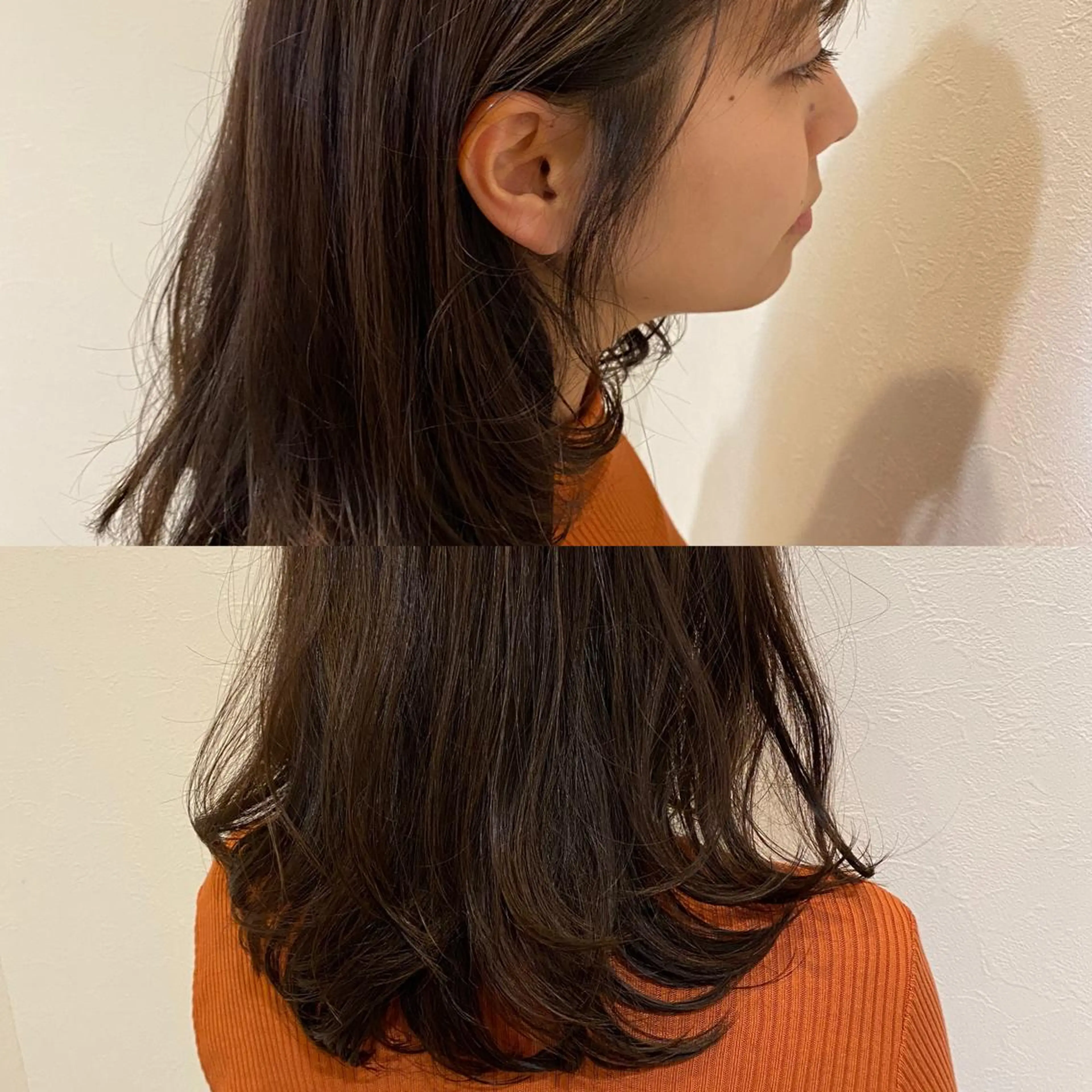 セミロング レイヤーカット 伊藤 康乃のヘアスタイル