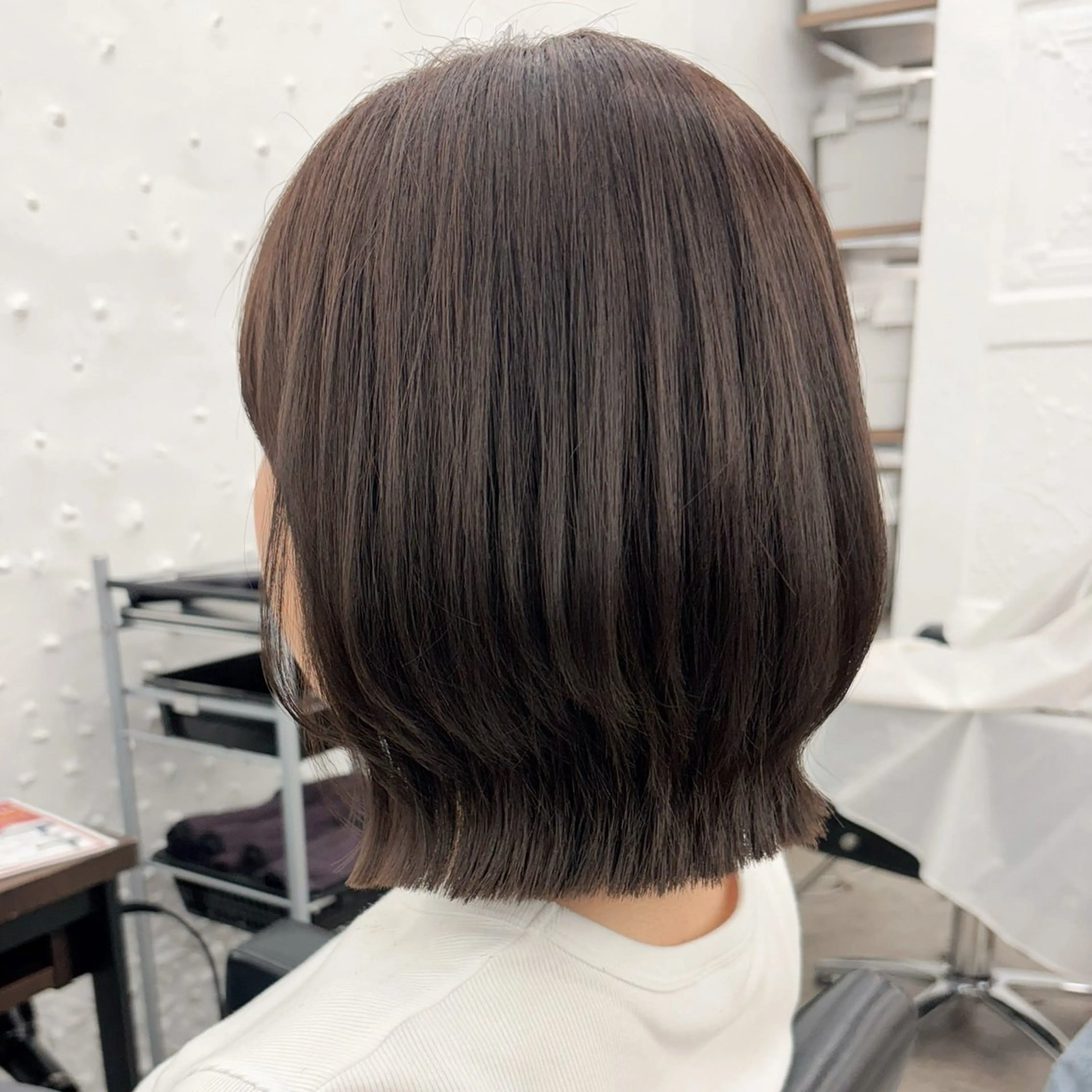 ショート カラー ヘアアレンジ ボブレイヤー ボブ レイヤーカット 🌱ボブ/レイヤー/ ベージュ/あやみ✨のヘアスタイル