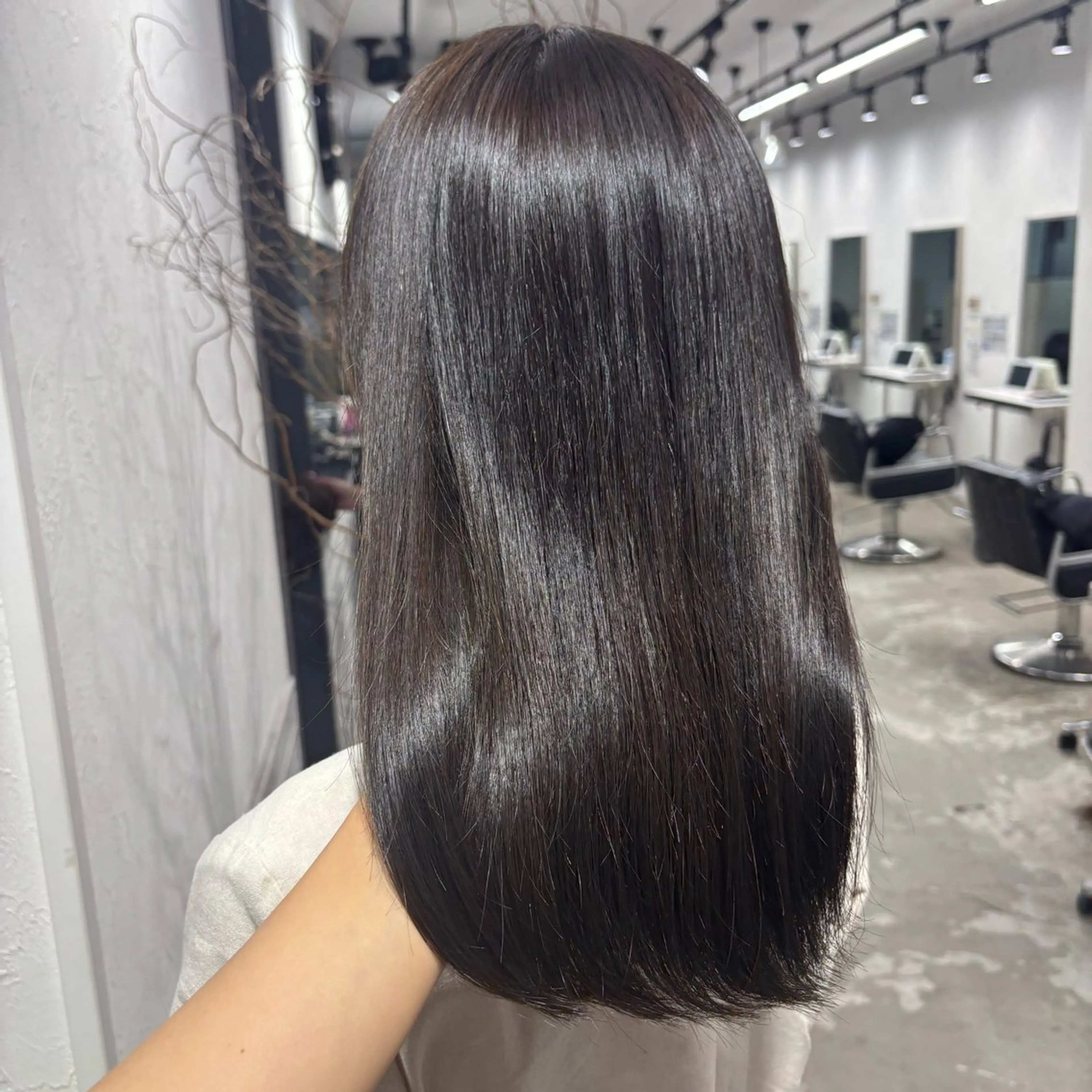 セミロング カラー カット ヘアカラー トリートメント 髪質改善/縮毛矯正/ 暖色カラー🎀🪞のヘアスタイル