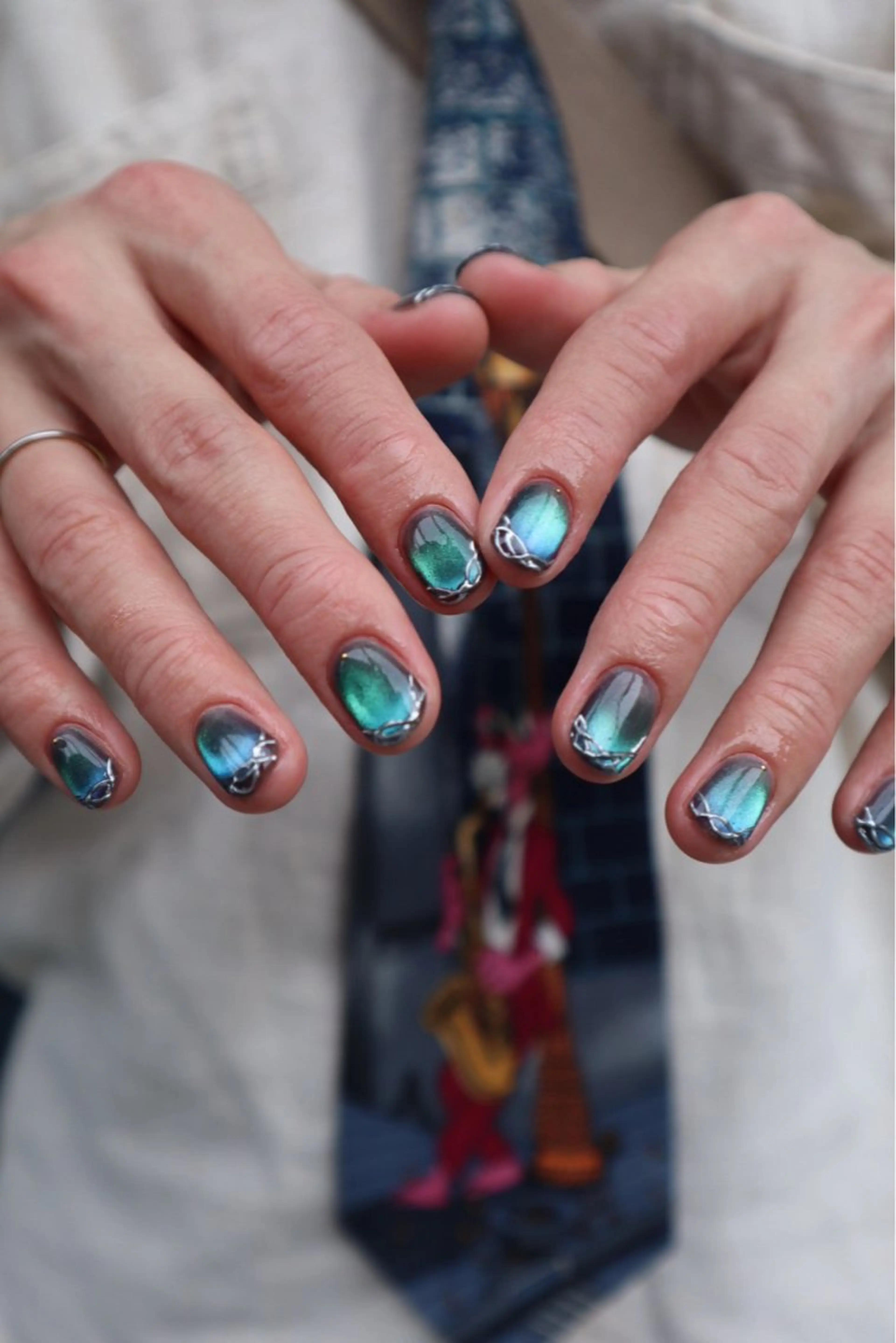 ネイル メンズネイル ハンドネイル sister  mohawk所属・chika ／ nailのネイルデザイン