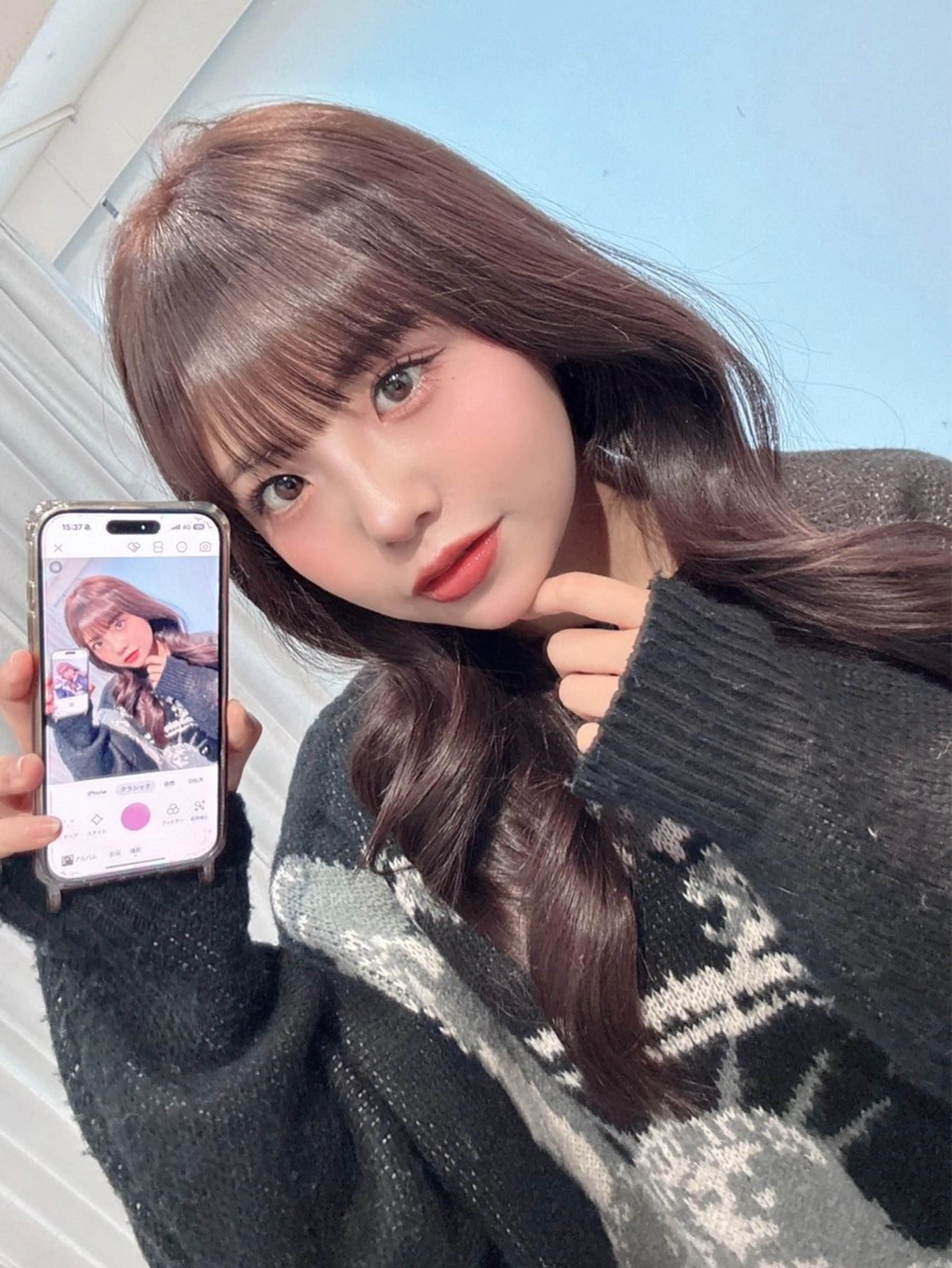 カラー ブラウンカラー 透明感カラー 二宮 陽太のヘアスタイル